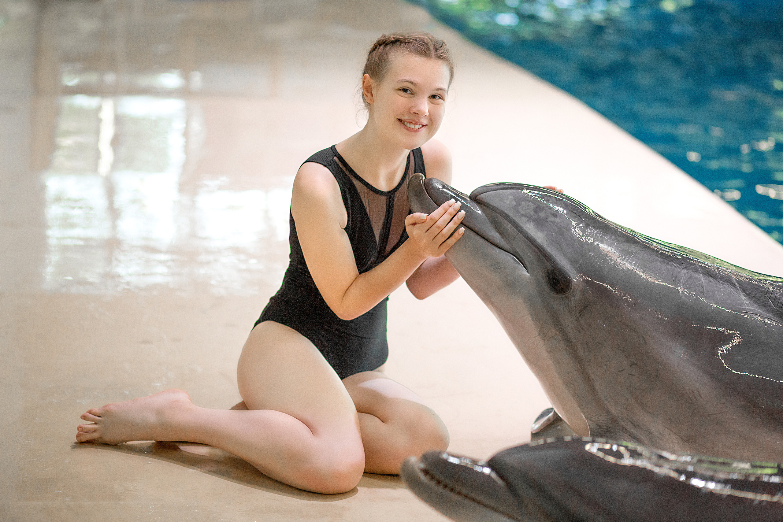 Фотосессия Сони с дельфинами. Фотосессия с лошадьми в Нижнем Новгороде