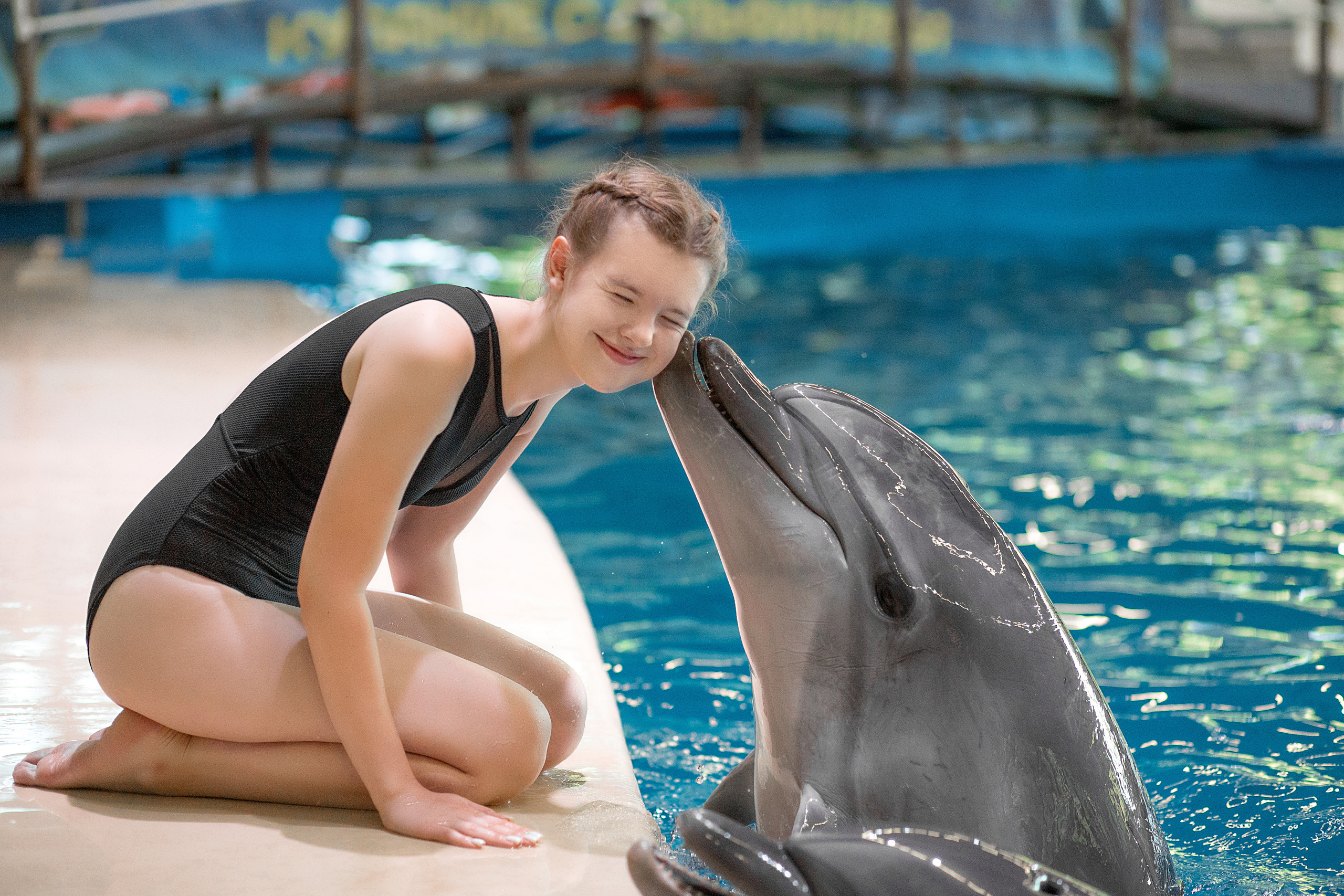 Фотосессия Сони с дельфинами. Фотосессия с лошадьми в Нижнем Новгороде