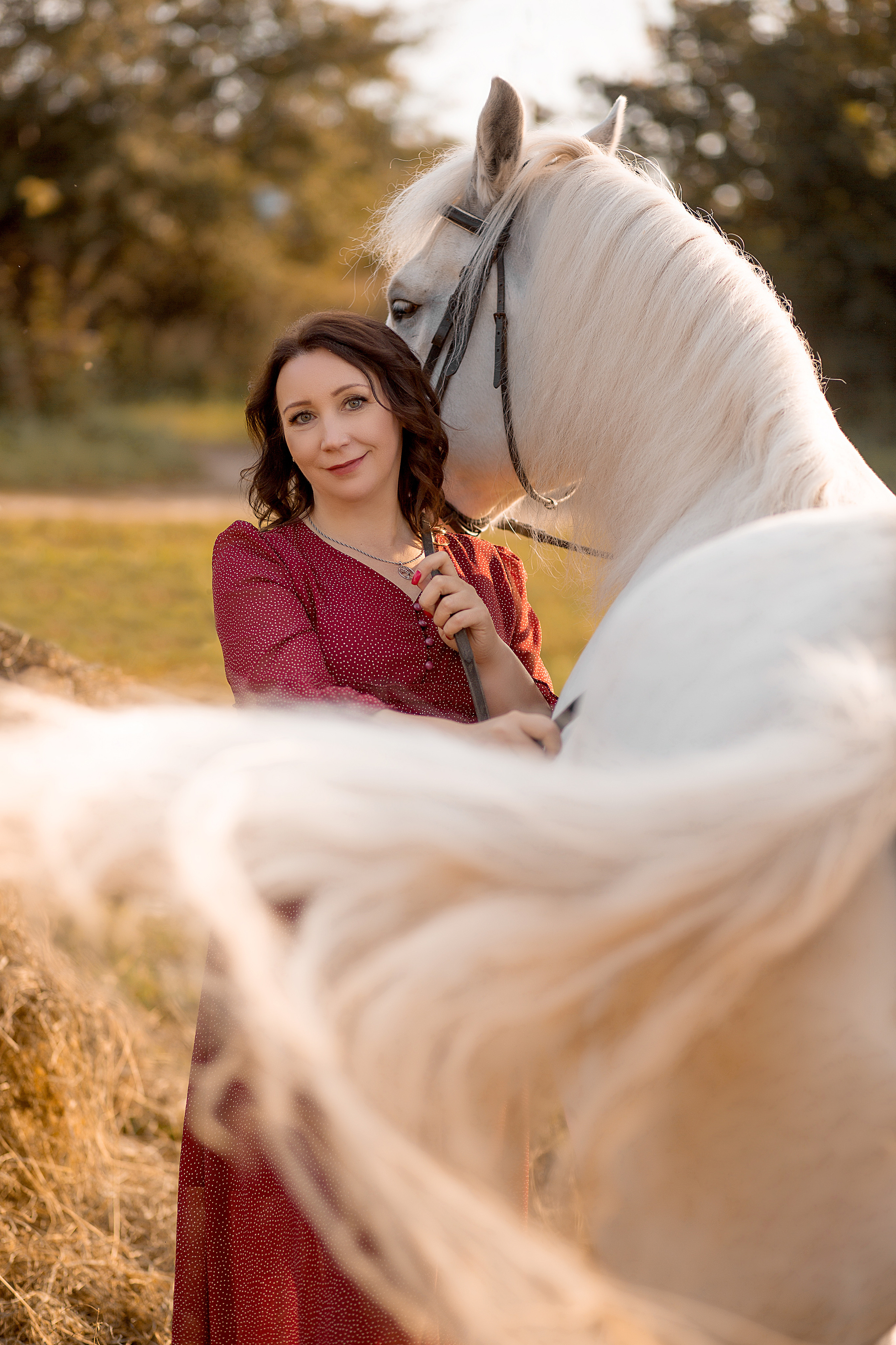 Наталья и Воробей. Фотосессия с лошадьми в Нижнем Новгороде