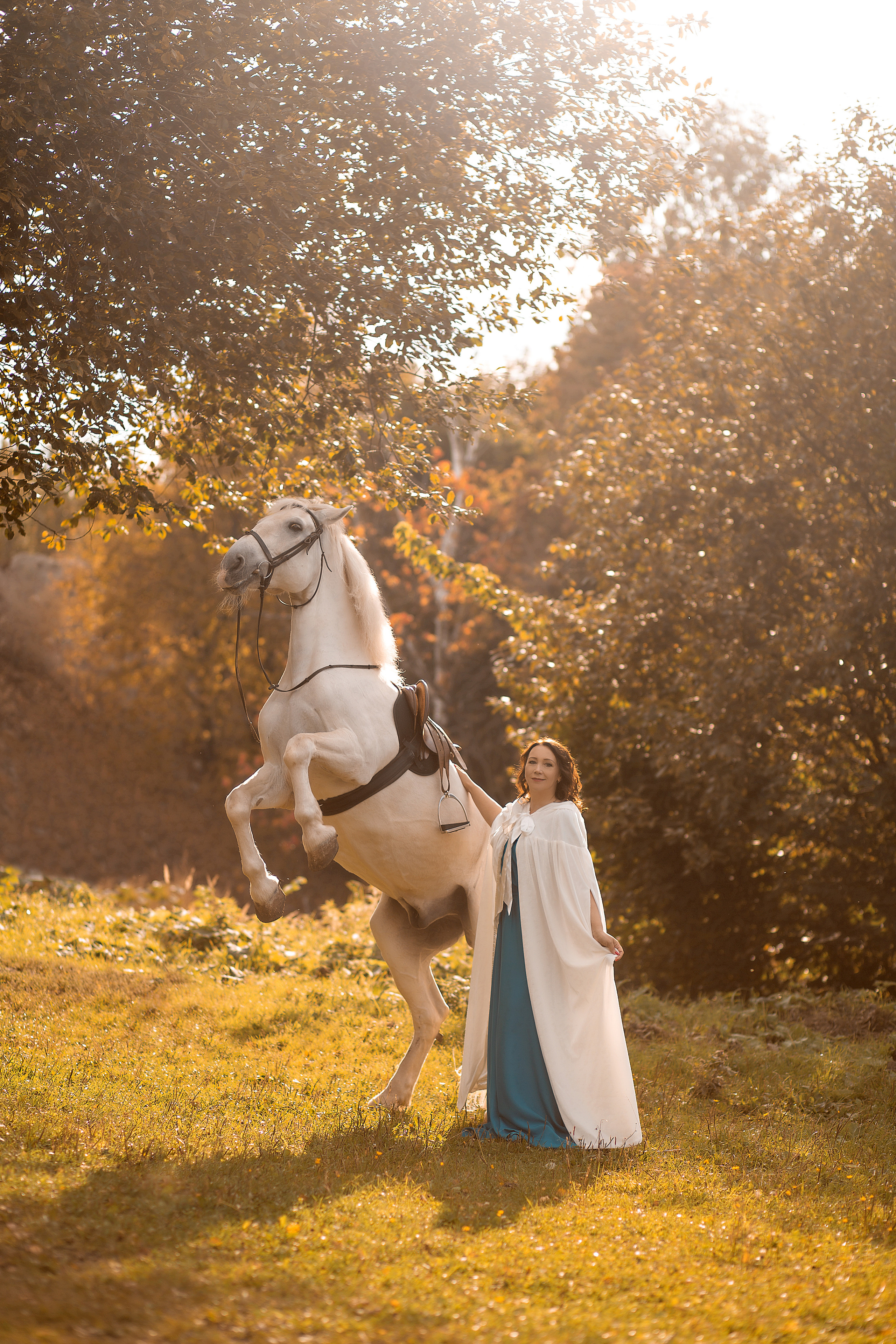 Наталья и Воробей. Фотосессия с лошадьми в Нижнем Новгороде