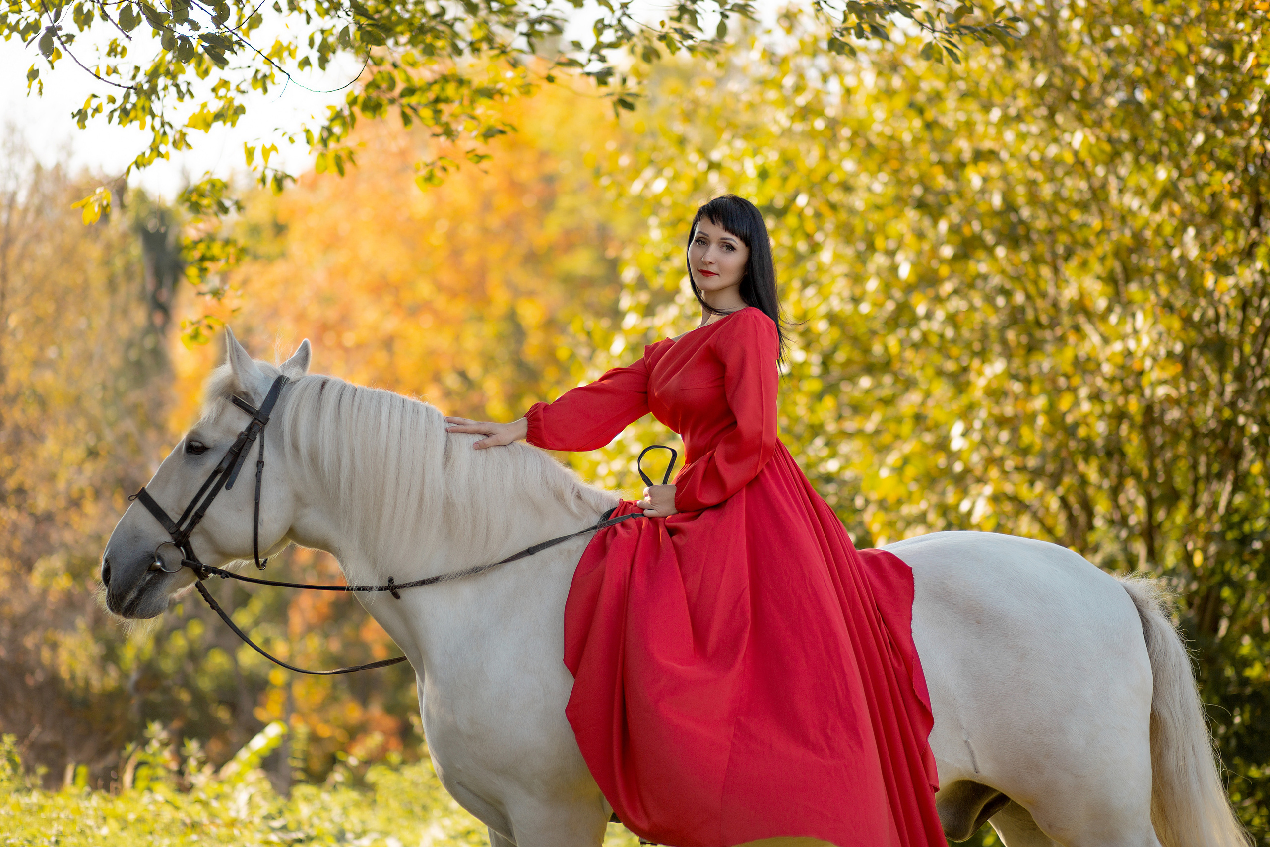 Мария и Воробей. Фотосессия с лошадьми в Нижнем Новгороде