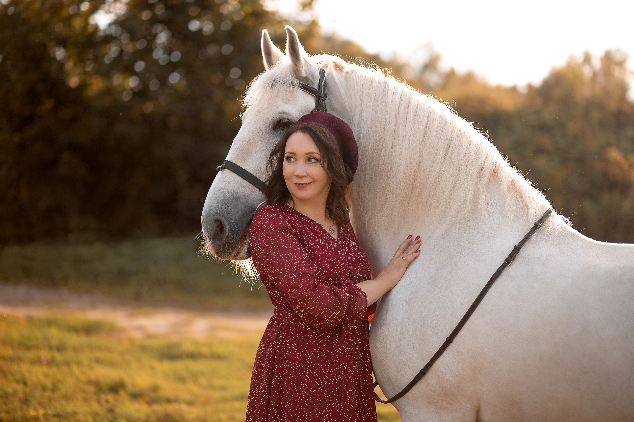 Наталья и Воробей. Фотосессия с лошадьми в Нижнем Новгороде