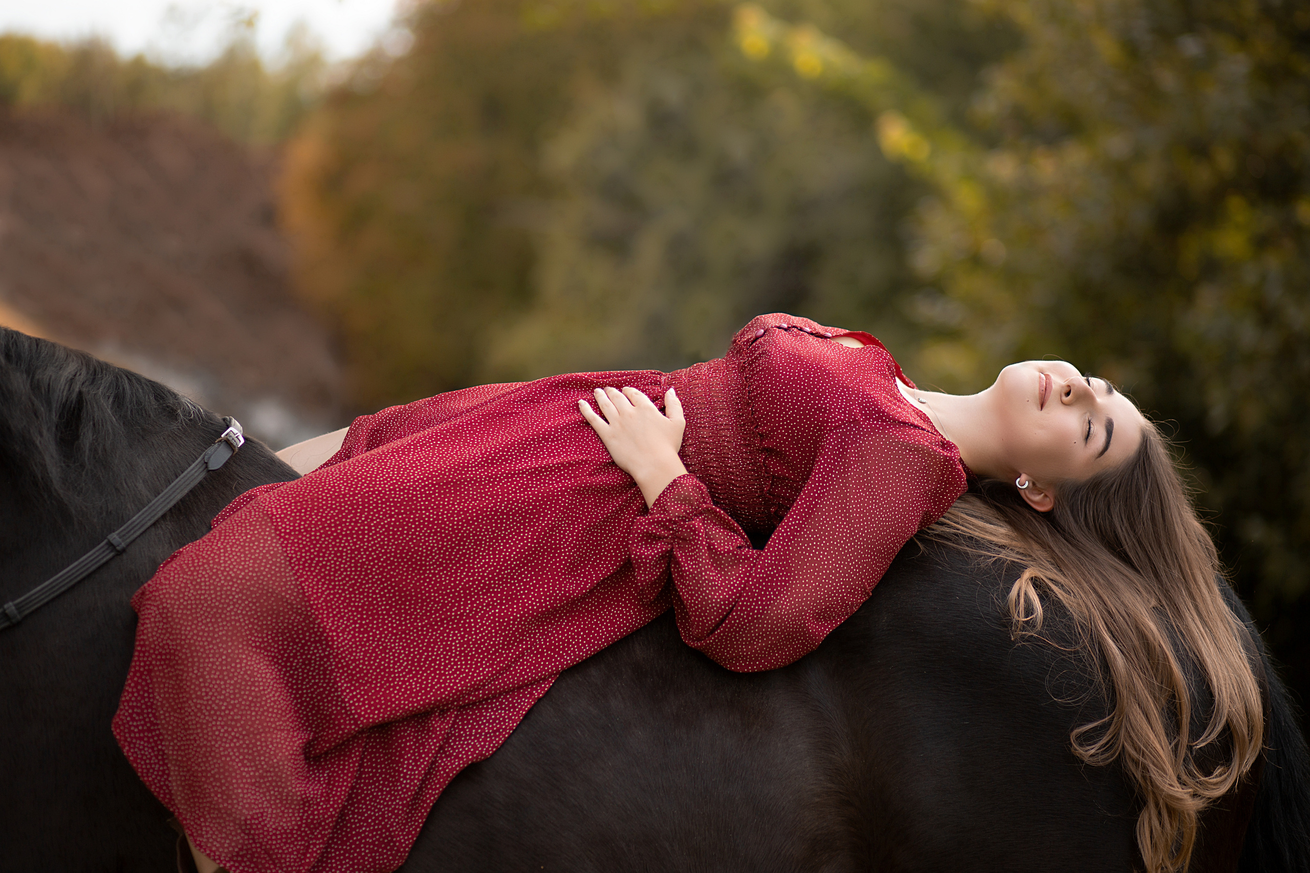 Фотосессия Полины и Жасмин. Фотосессия с лошадьми в Нижнем Новгороде