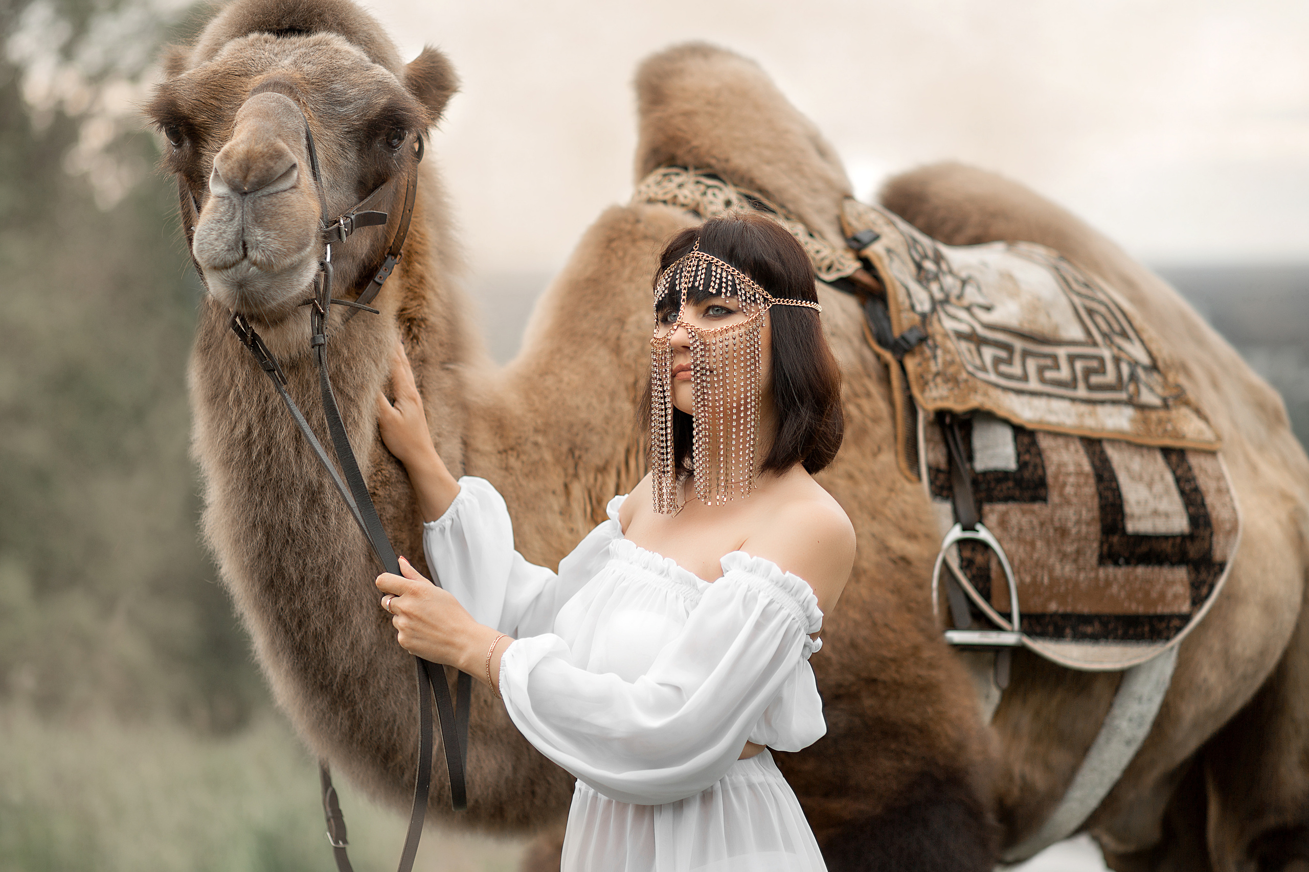 Алена и Семен фотодень. Фотосессия с лошадьми в Нижнем Новгороде
