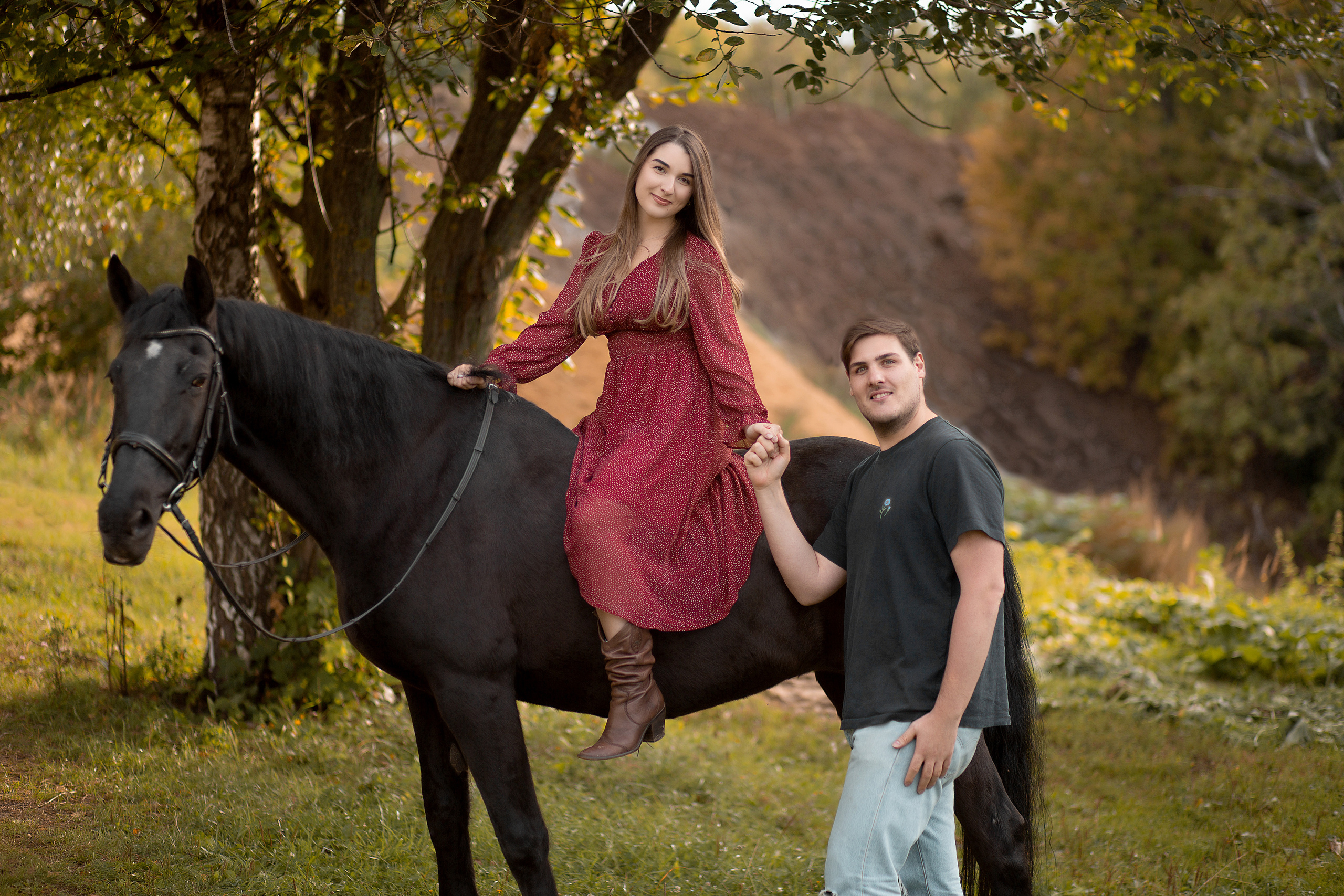 Фотосессия Полины и Жасмин. Фотосессия с лошадьми в Нижнем Новгороде