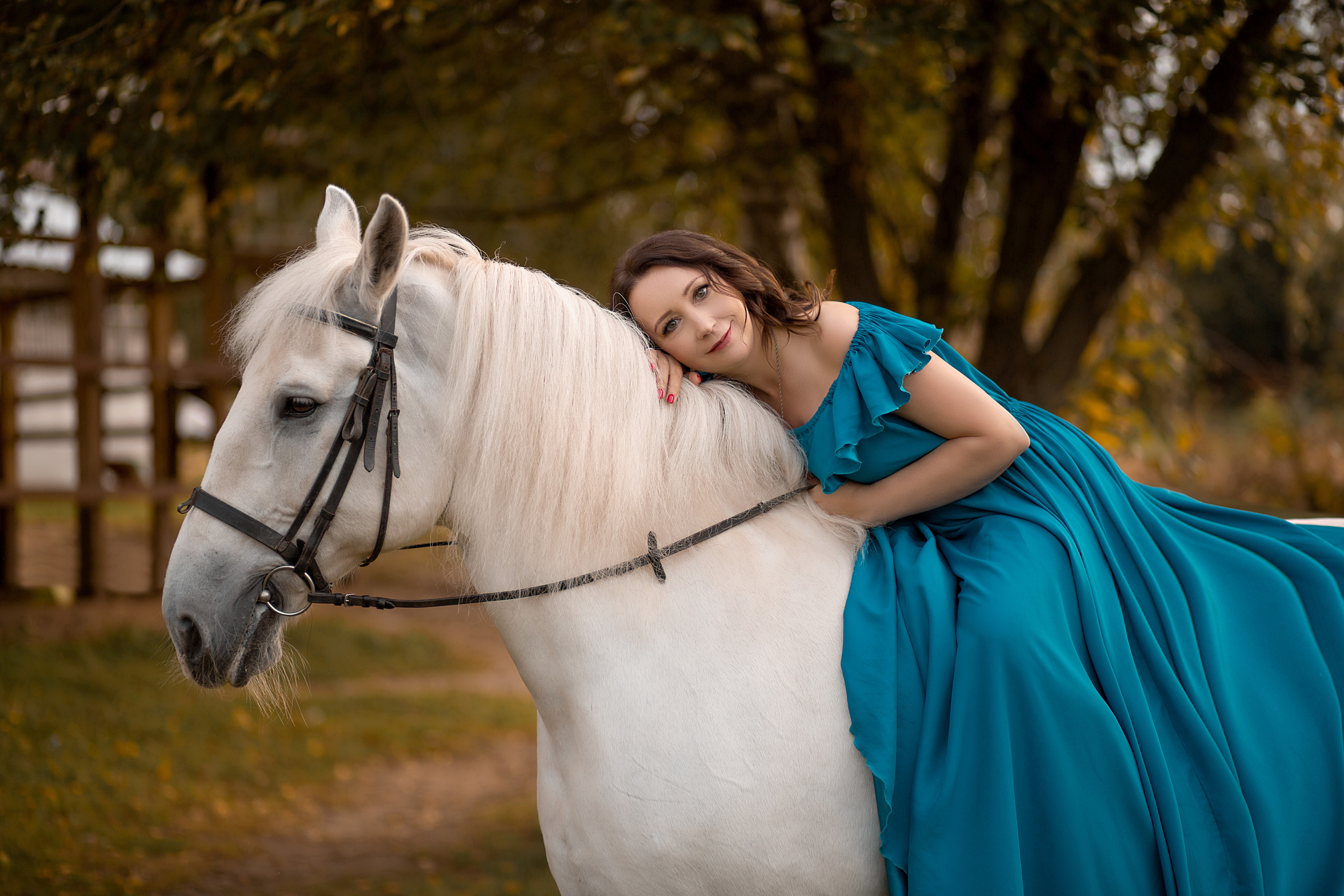 Наталья и Воробей. Фотосессия с лошадьми в Нижнем Новгороде