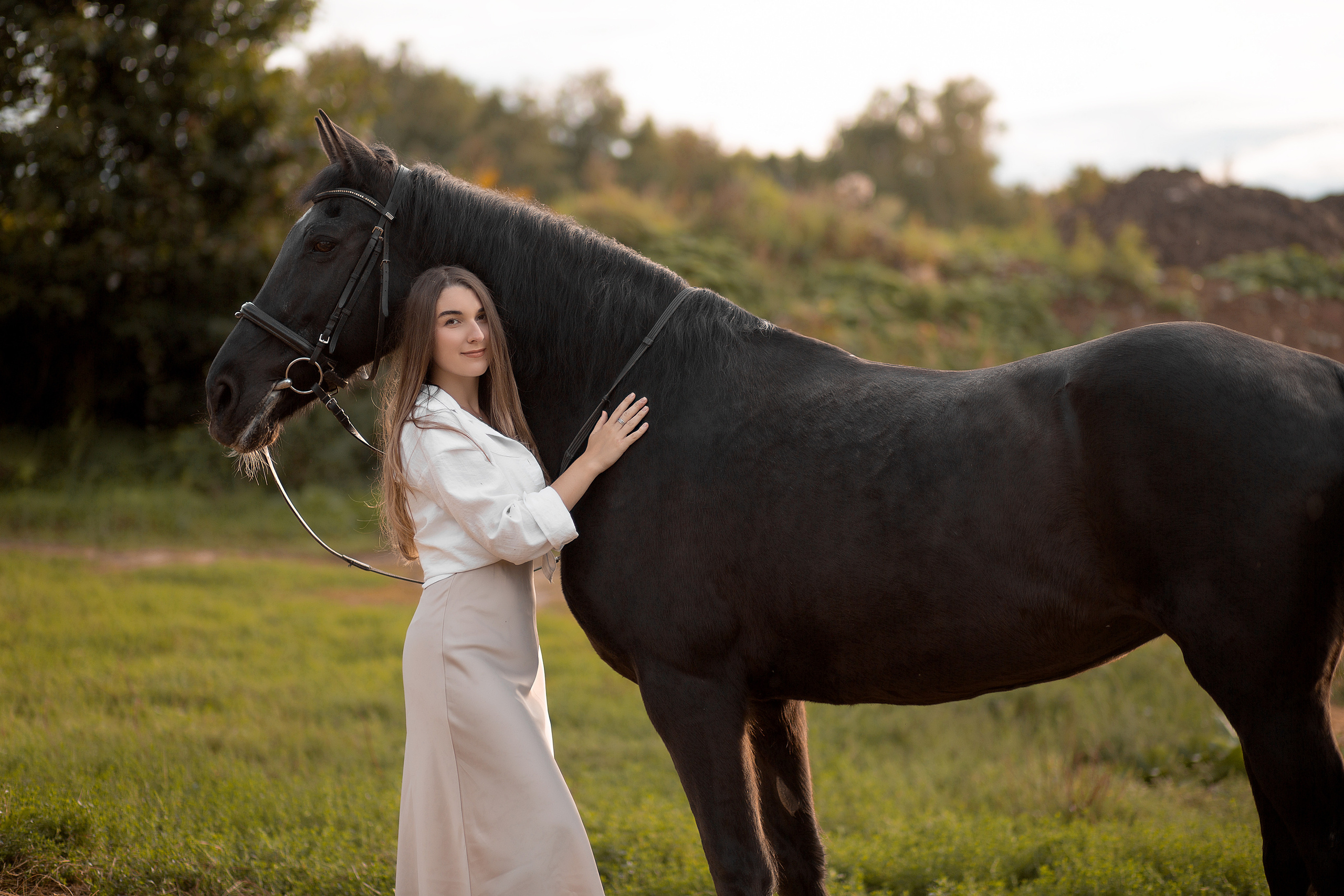 Фотосессия Полины и Жасмин. Фотосессия с лошадьми в Нижнем Новгороде