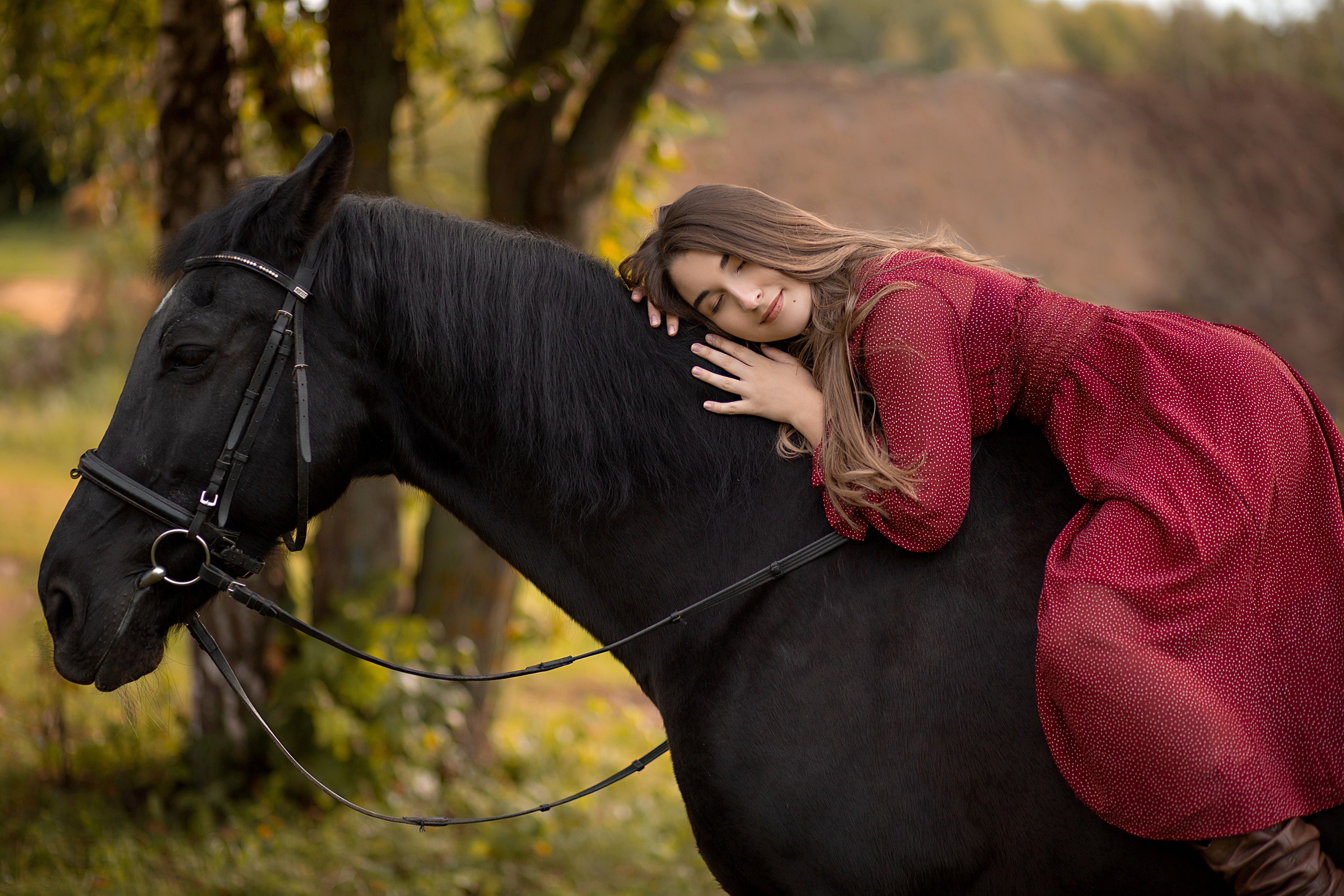 Фотосессия Полины и Жасмин. Фотосессия с лошадьми в Нижнем Новгороде