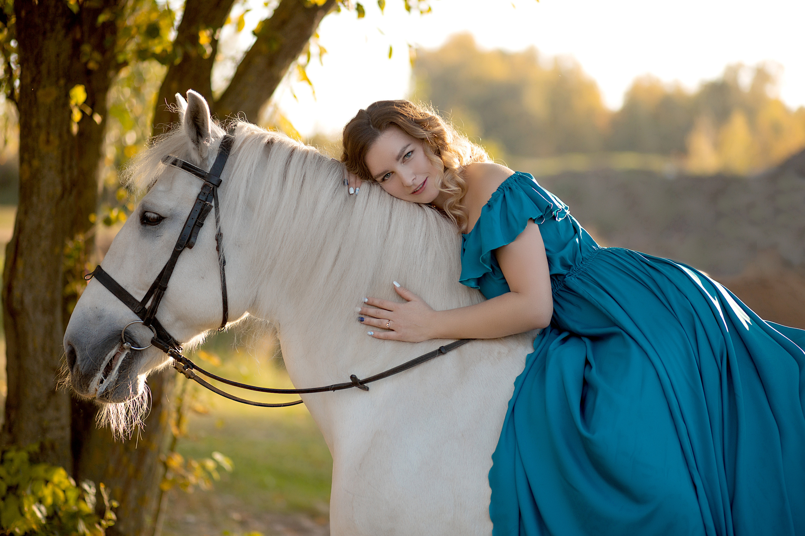 Настя и Воробей. Фотосессия с лошадьми в Нижнем Новгороде