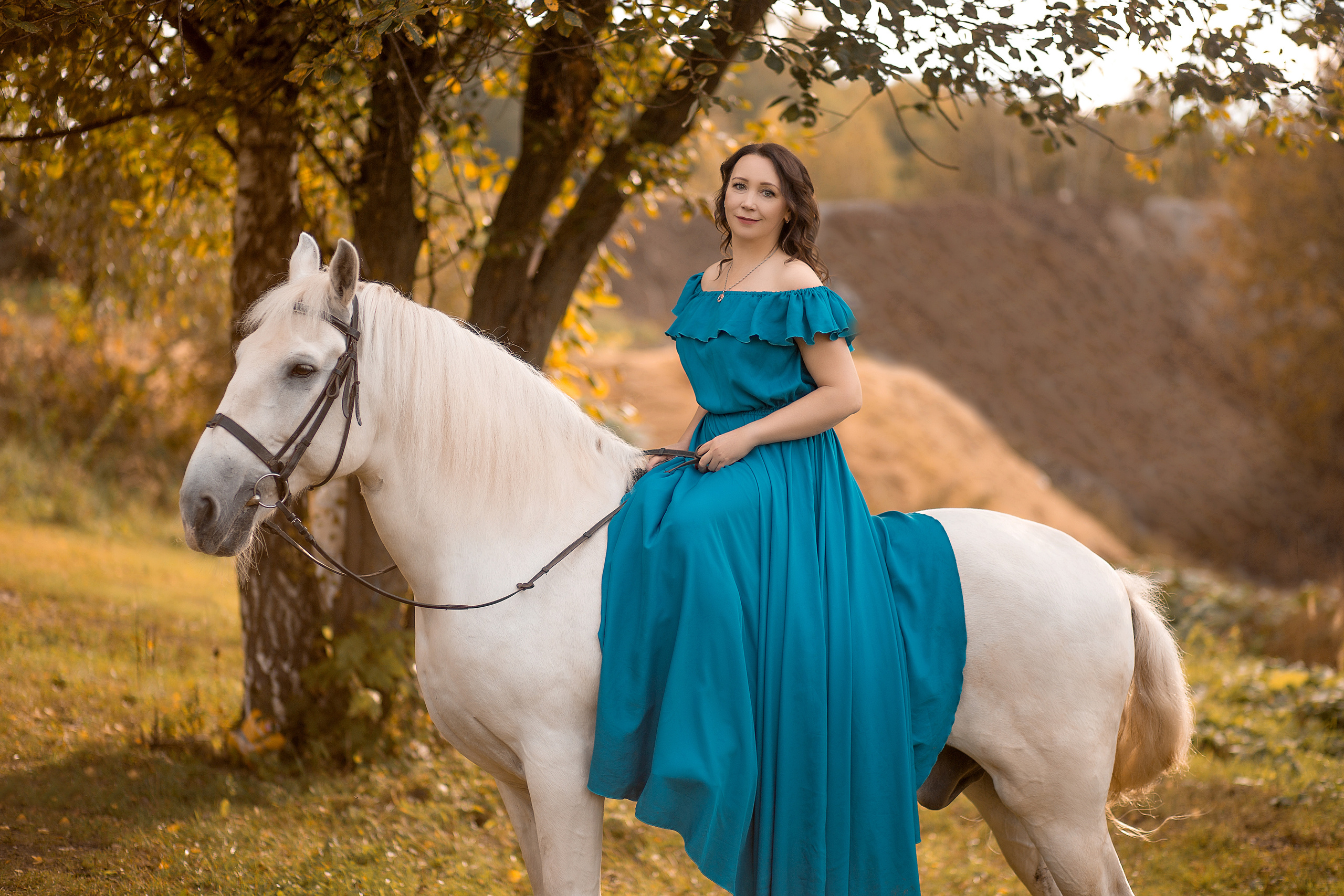 Наталья и Воробей. Фотосессия с лошадьми в Нижнем Новгороде