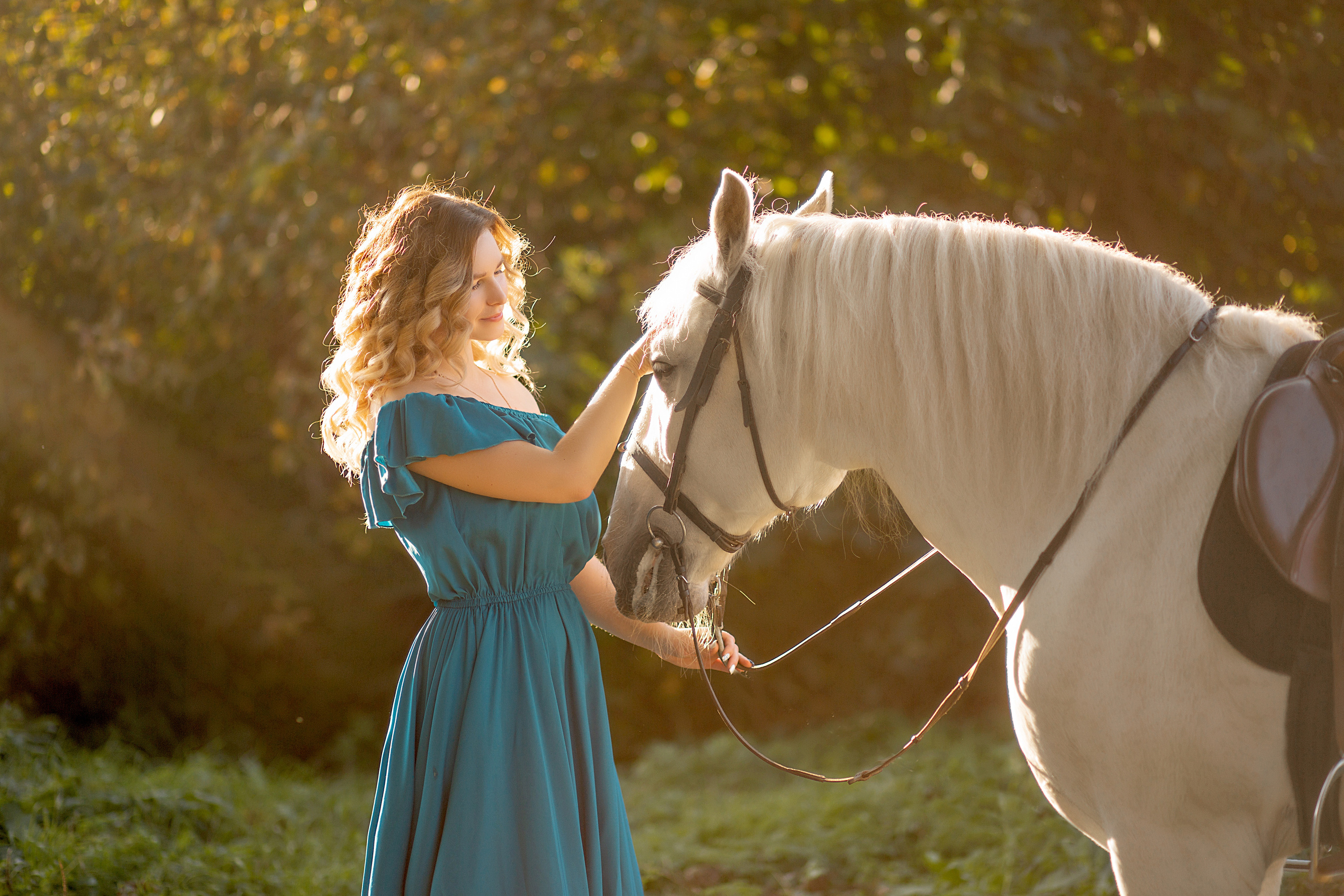 Настя и Воробей. Фотосессия с лошадьми в Нижнем Новгороде