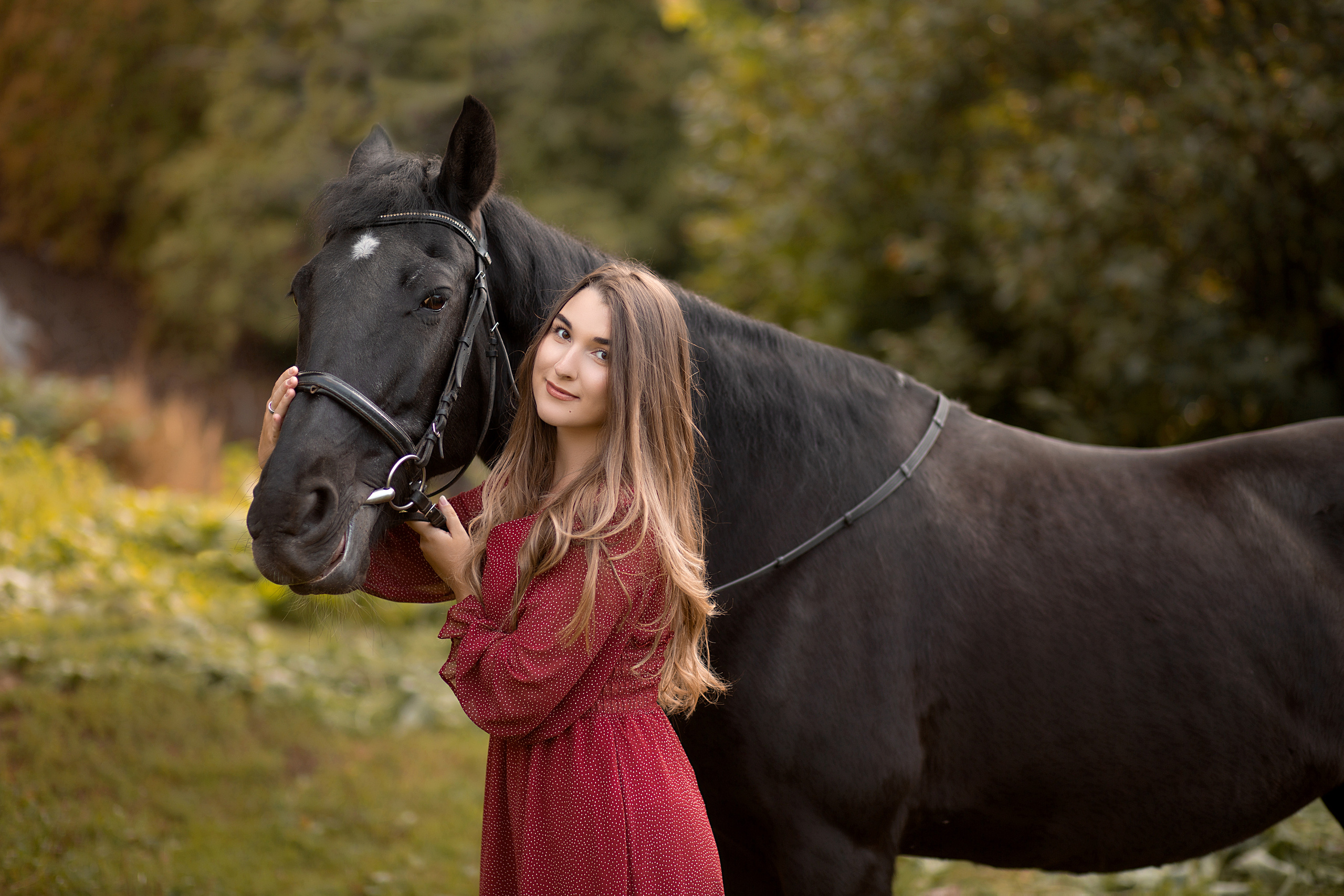 Фотосессия Полины и Жасмин. Фотосессия с лошадьми в Нижнем Новгороде