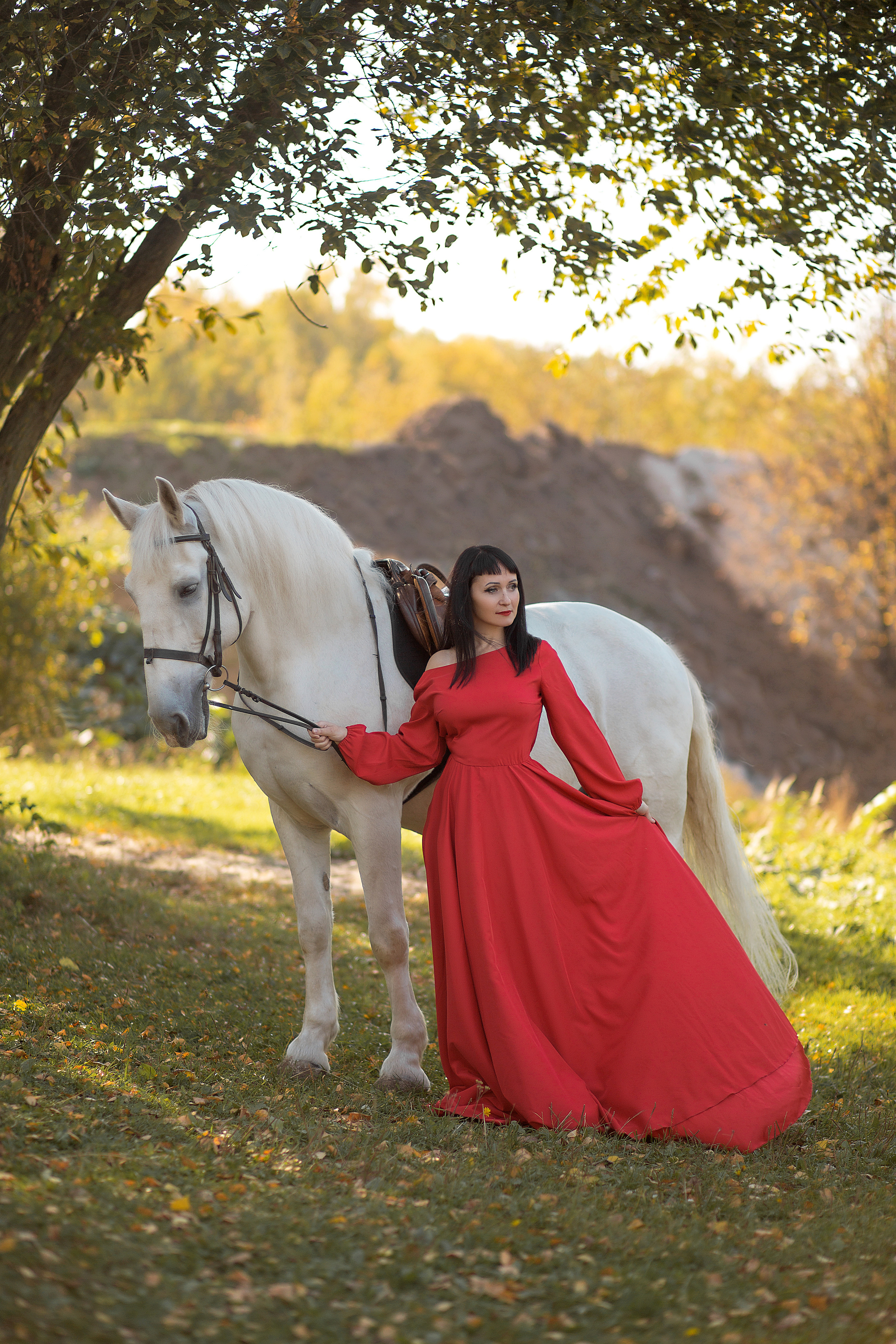Мария и Воробей. Фотосессия с лошадьми в Нижнем Новгороде