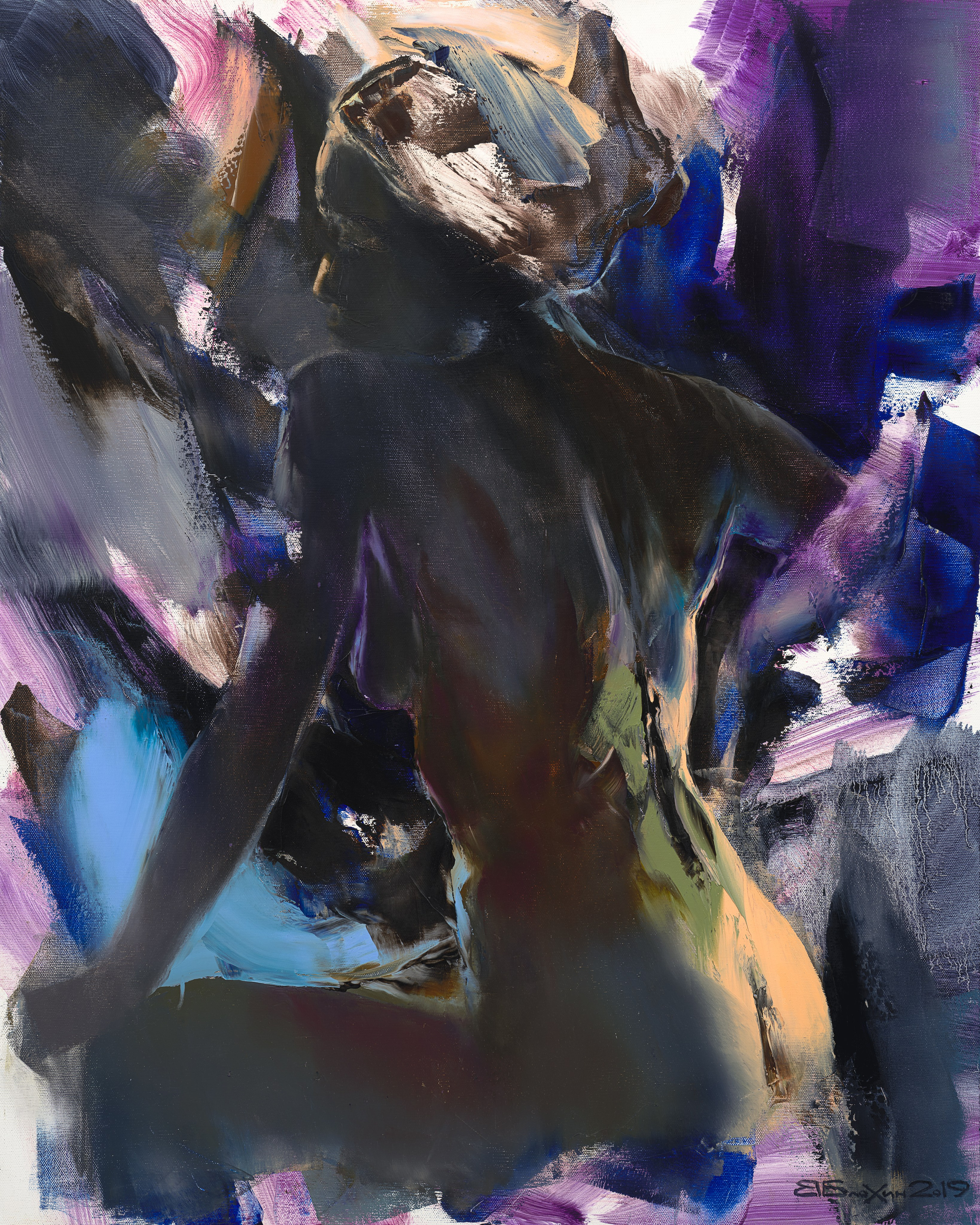 «Торс 4» - художник Валерий Блохин «Торс 4» (холст, масло, 100x80 см, 2019)