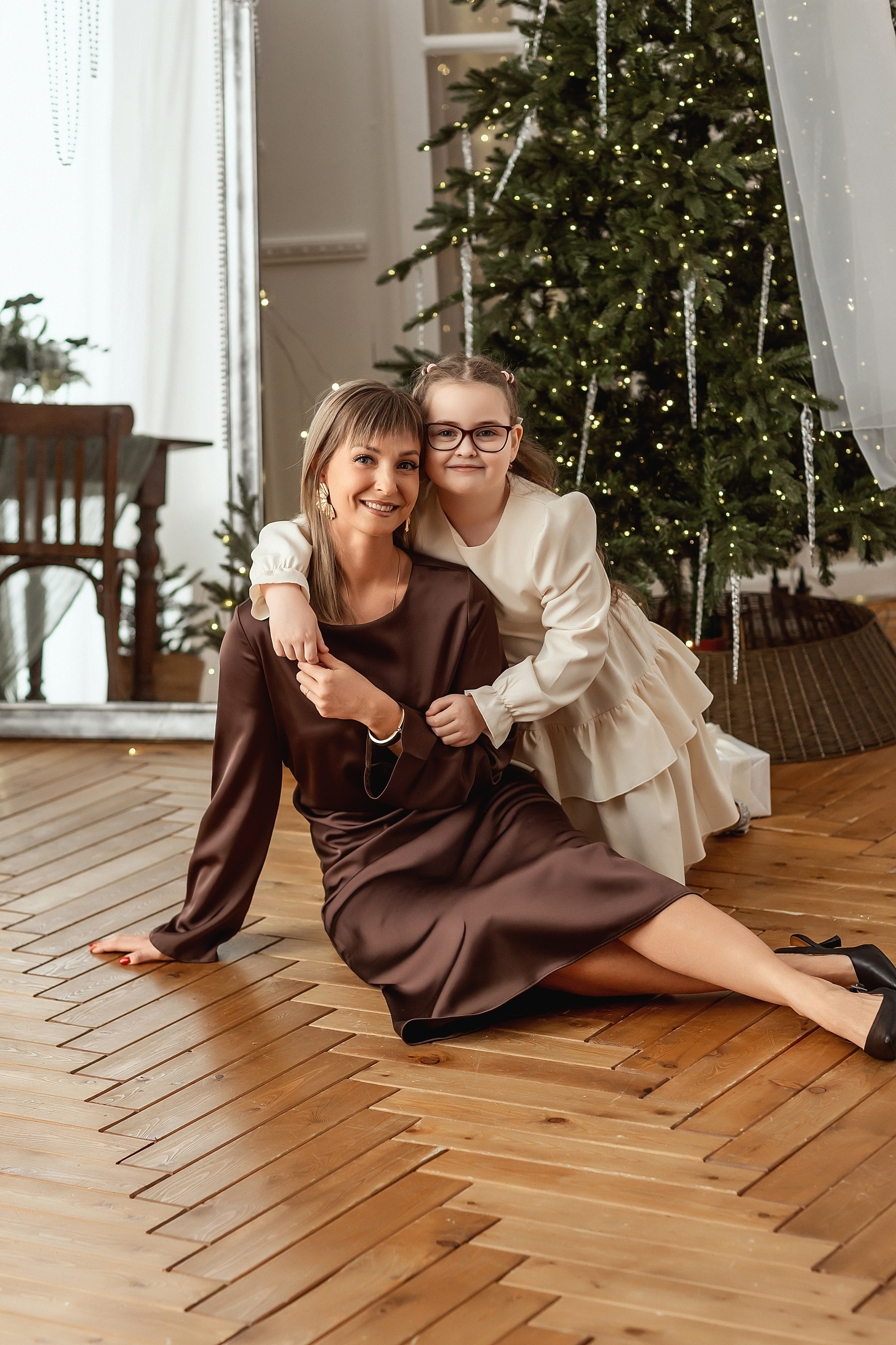 Новогодняя фотосессия Анна Иван и Маргарита. Детский и семейный фотограф Елена Воропаева