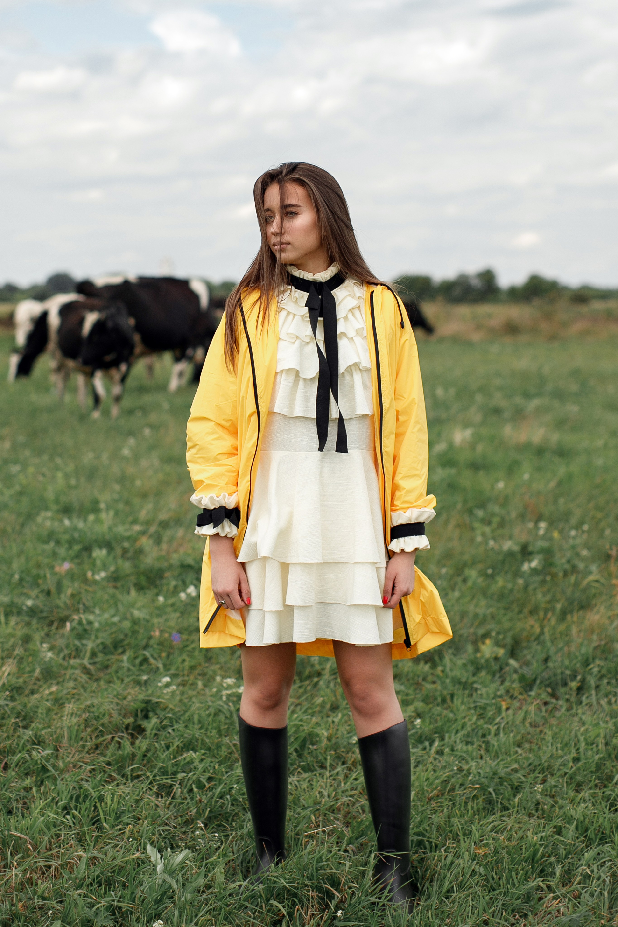 Фотосессия Полины у маяка. Свадебный фотограф Москва