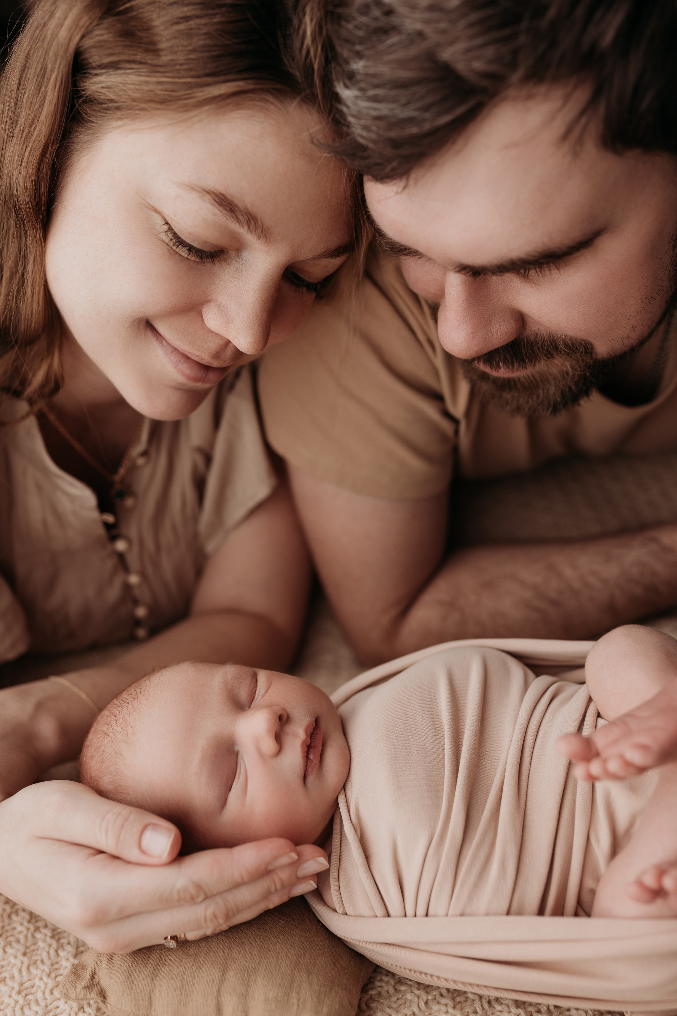 Фотосессия новорожденного в БОХО стиле. Фотограф новорожденных в г. Барнаул Ренпенинг Катерина