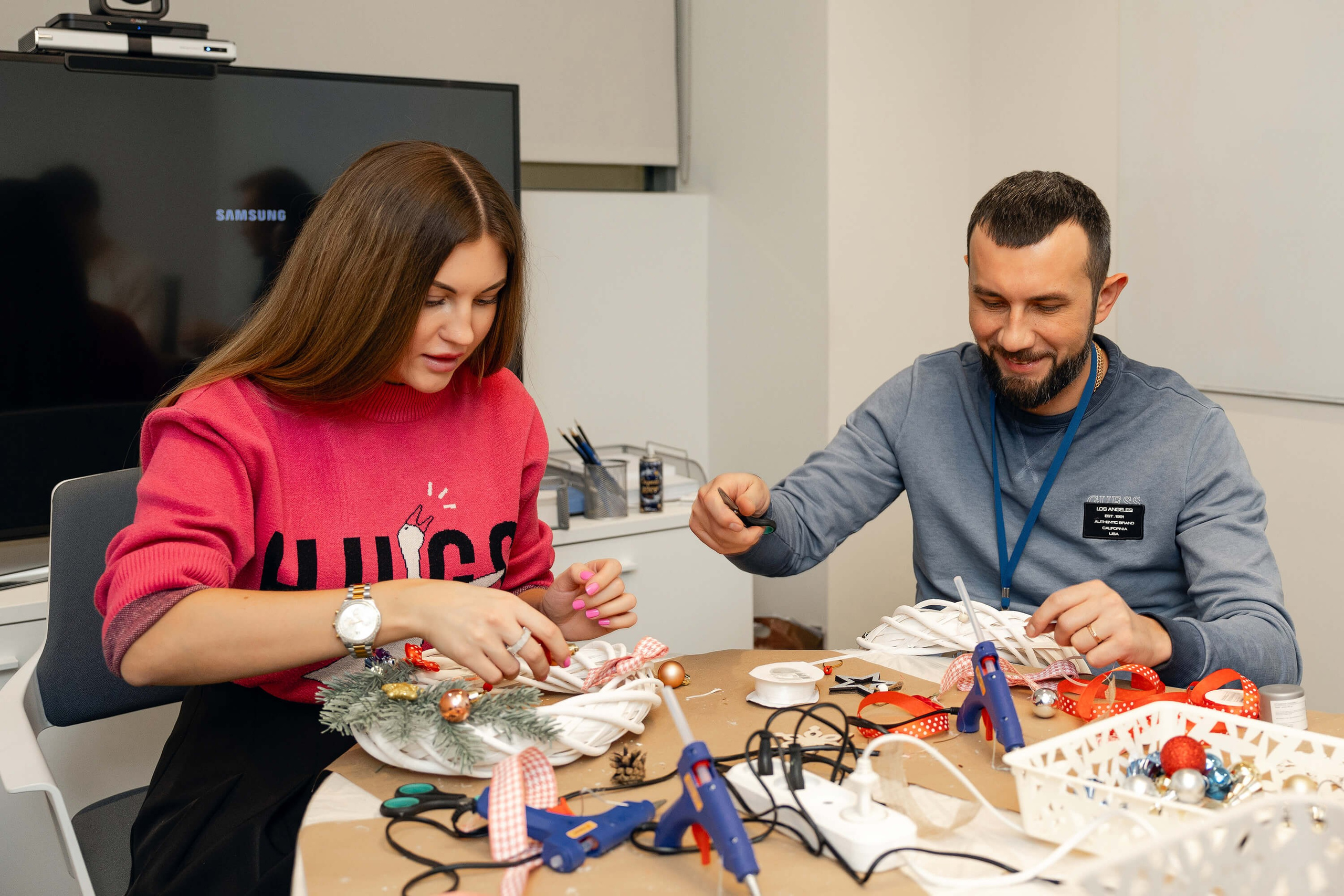 Газпром нефть. Новогодние мероприятия в офисе