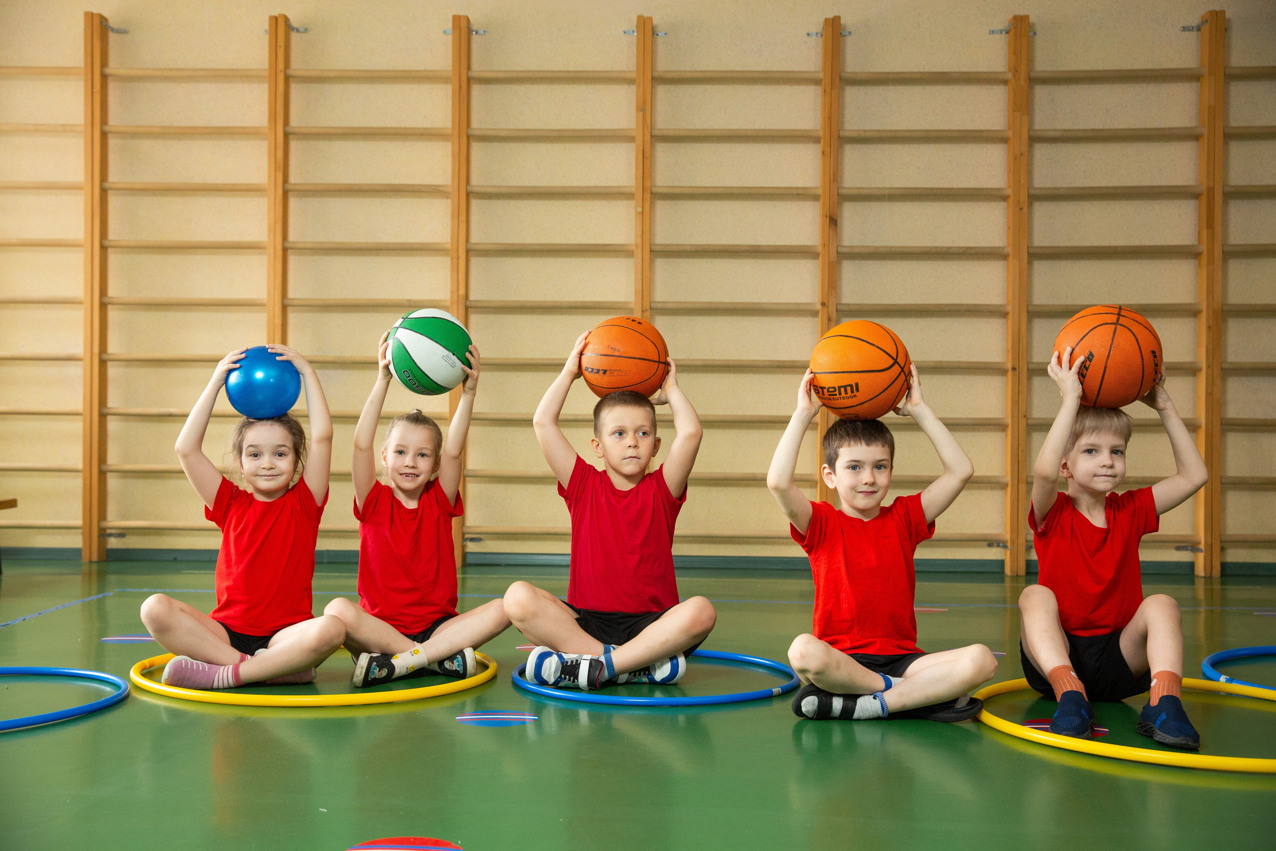 Физкультура в детском саду. Семейный, детский, школьный фотограф в Благовещенске Яна Белоусова