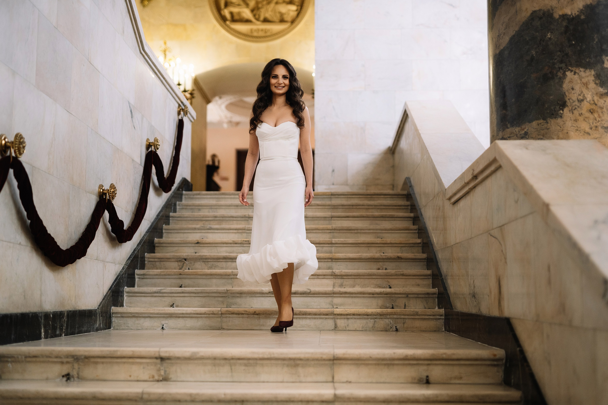 Свадебная фотосессия Лилии и Романа, прогулка в центре Москвы. Свадебный фотограф в Тамбове Павел Четвертков