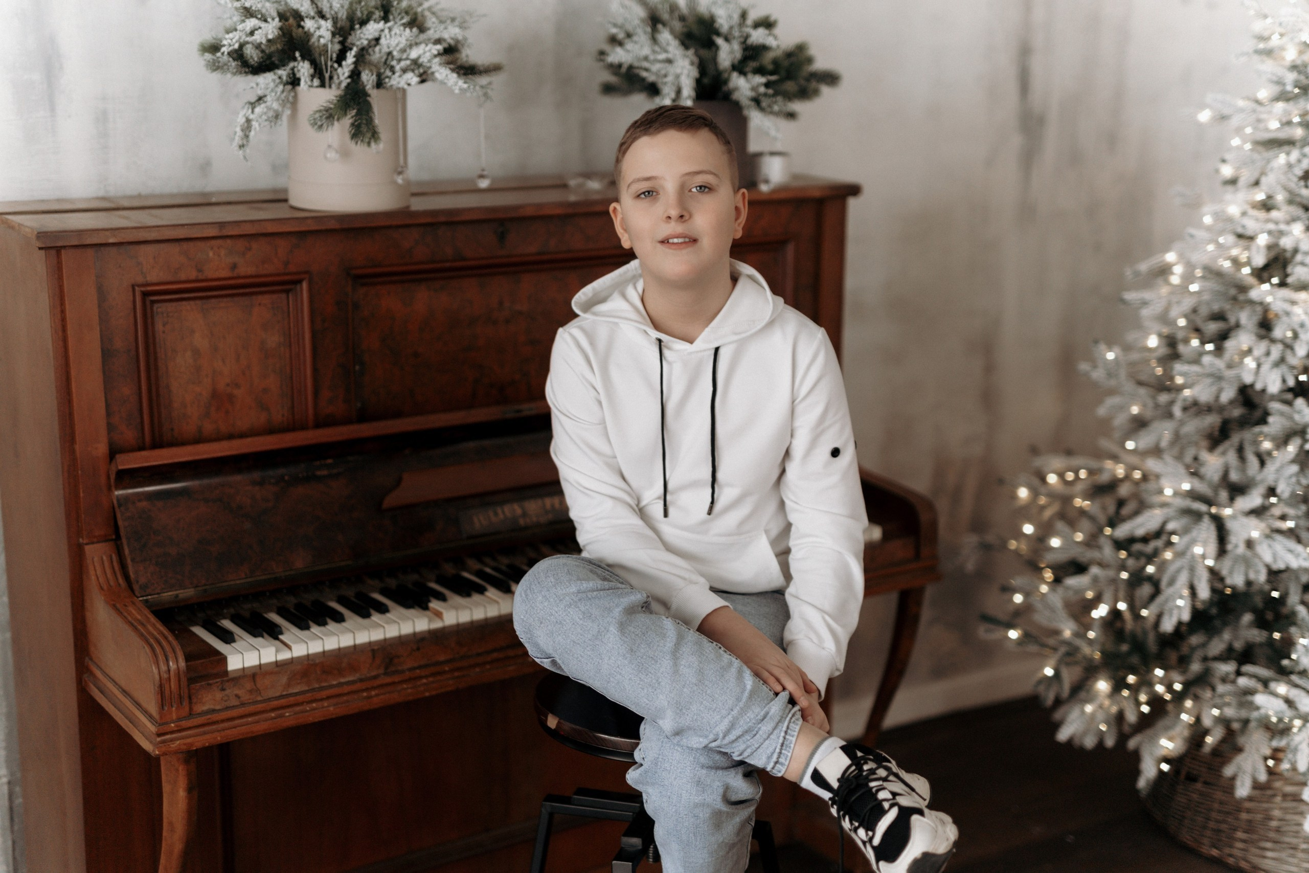 Семейная фотосессия в студии для Марины, Михаила и детей. Свадебный фотограф в Тамбове Павел Четвертков