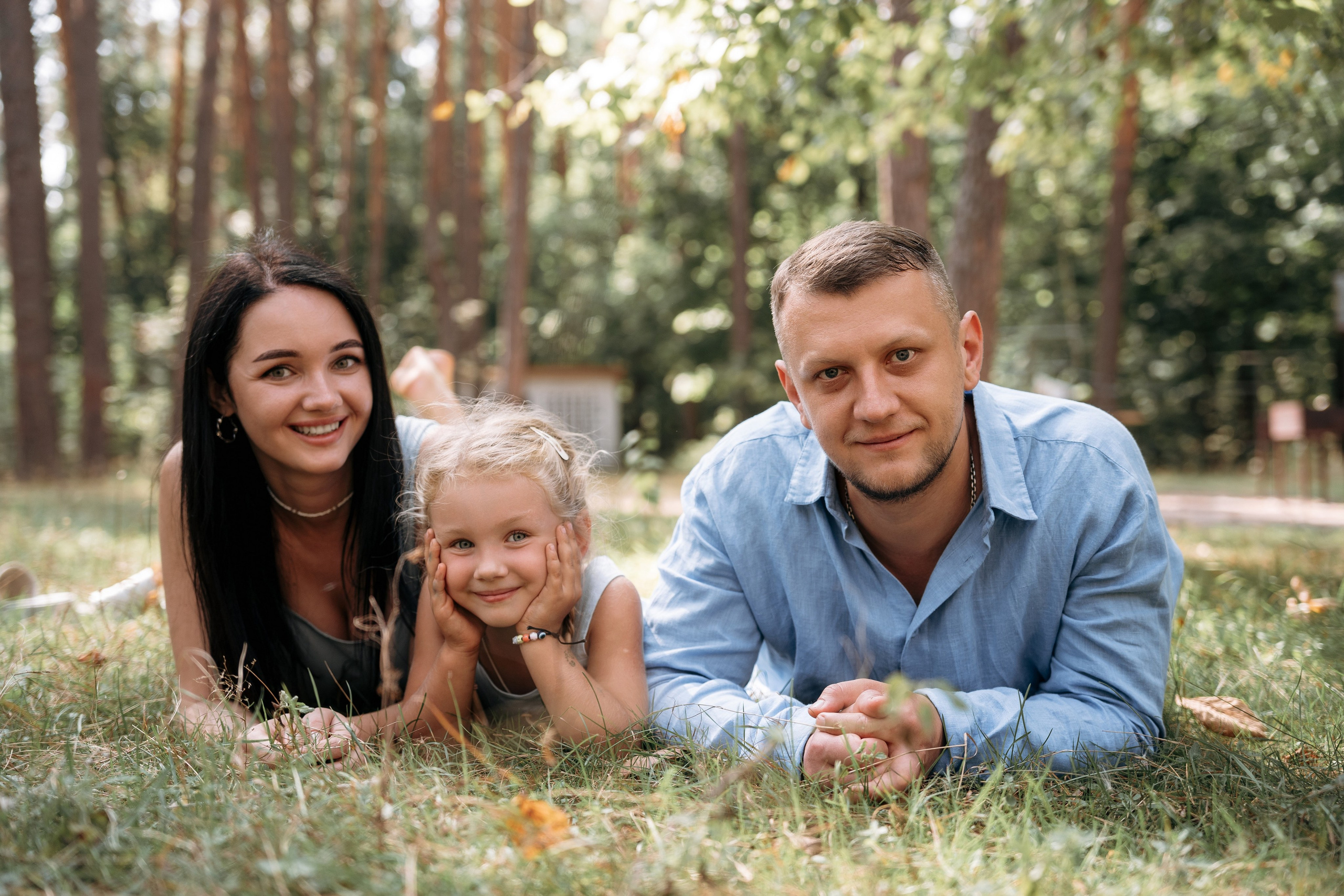 Фотосессия на природе для семьи Уваровых. Тамбов, база отдыха Берендей. Свадебный фотограф в Тамбове Павел Четвертков