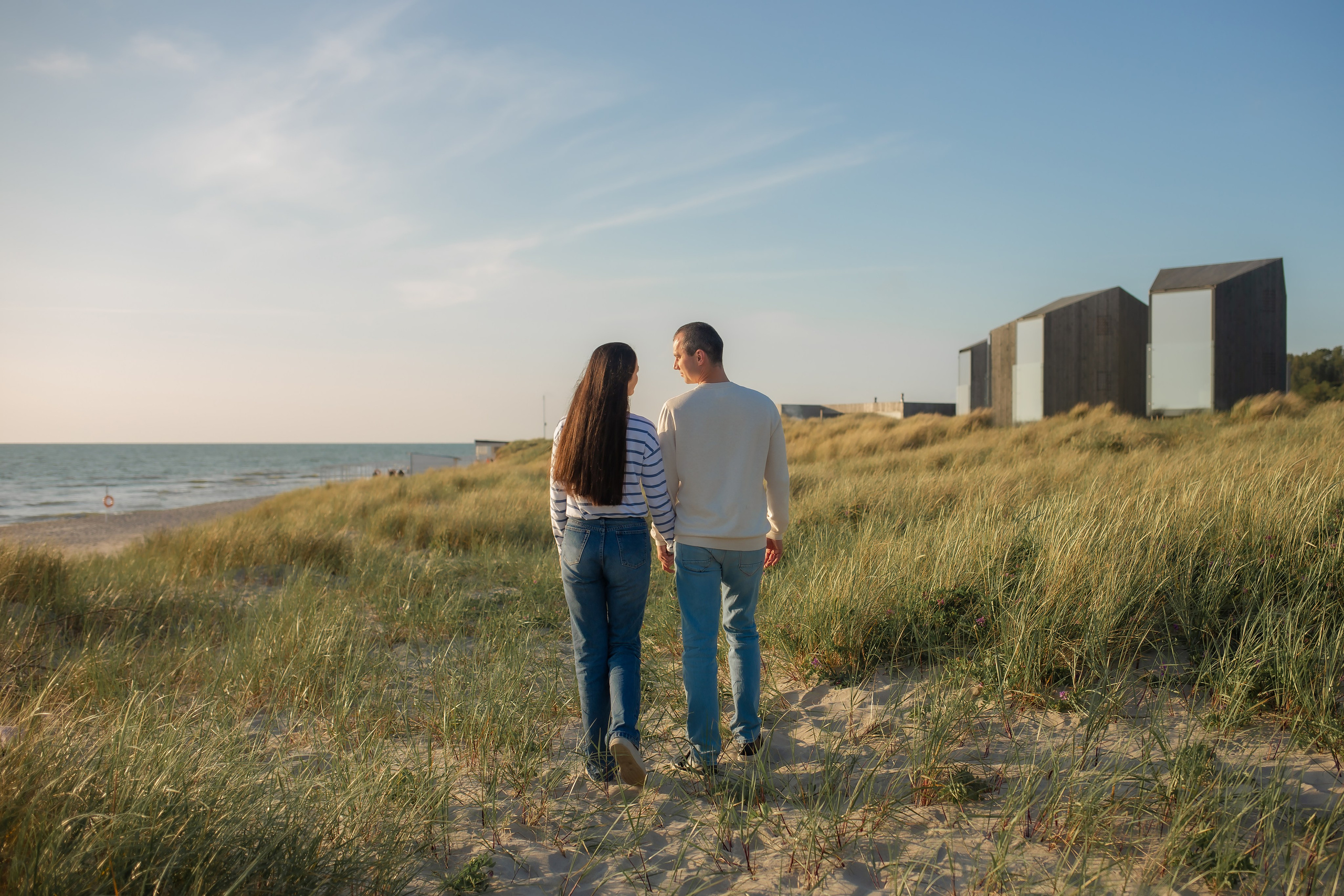 Павел и Татьяна. Закат в Янтарном. Фотограф в Калининграде Решетникова Алина