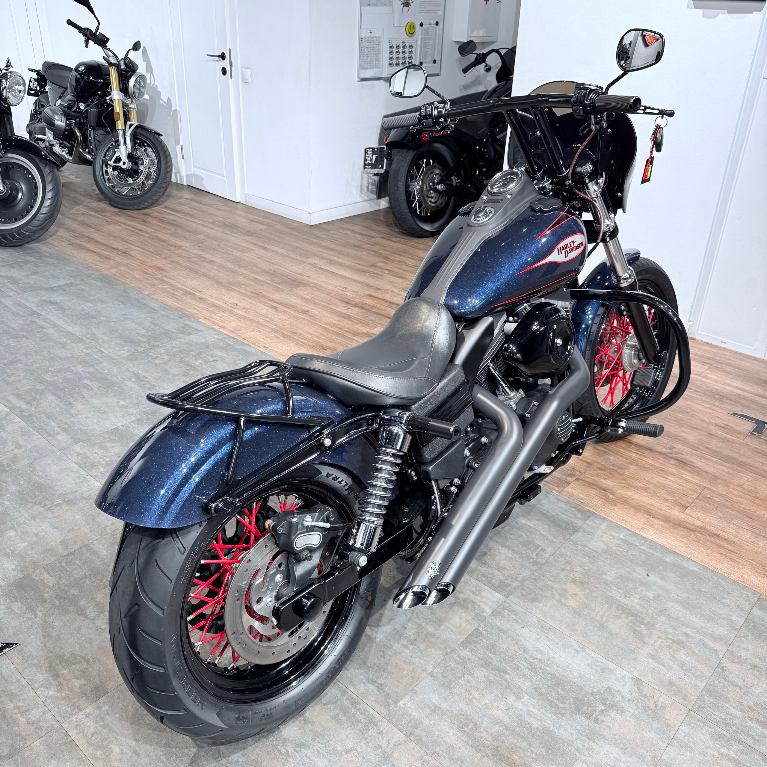 2013 Street Bob АВS Сlub-Style Blue. Hello Davidson, Москва. Только хорошие мотоциклы…