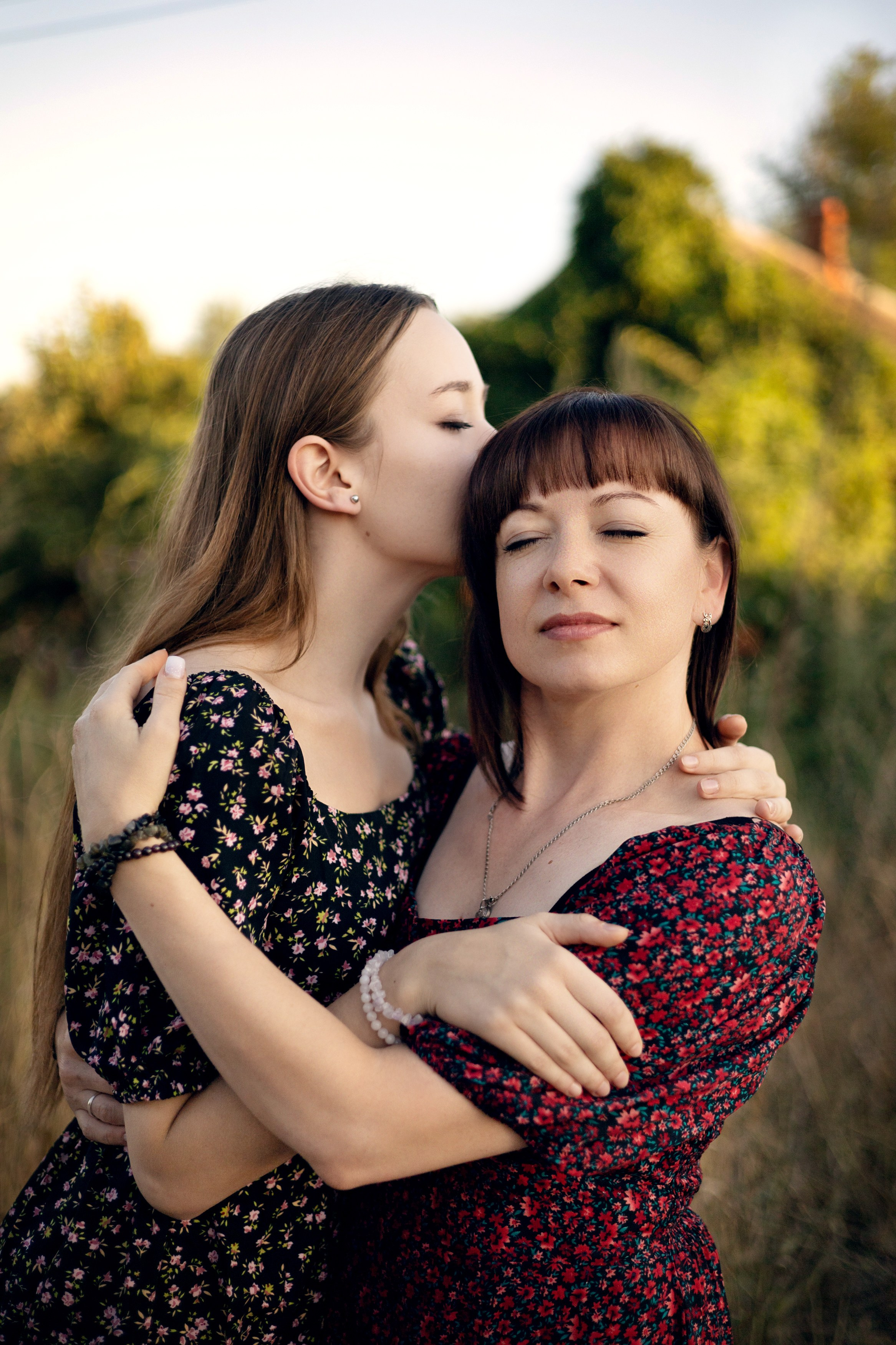 Виктория и Алина. Мама и дочка