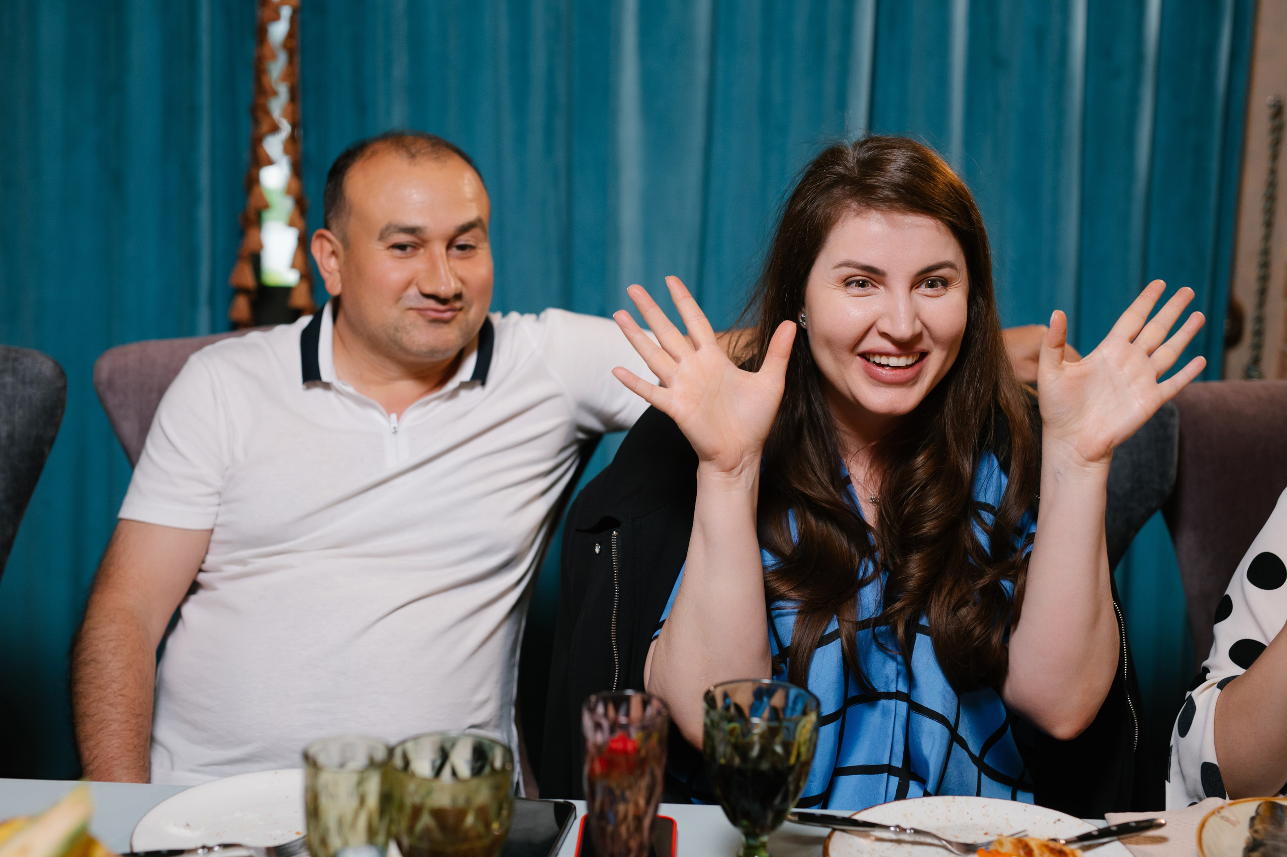 День рождения Роксаны, ресторан Лев Голицын