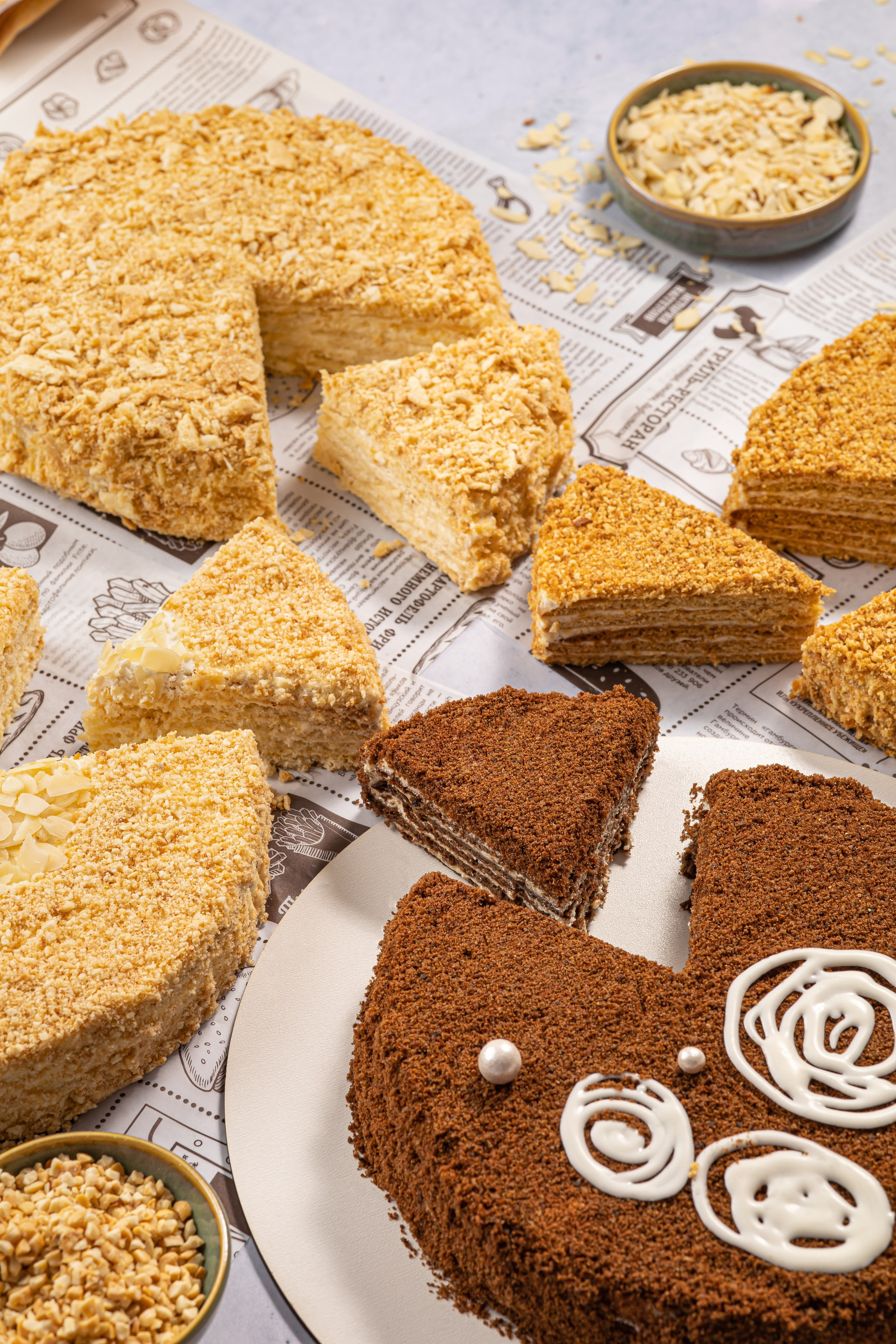 Фотосессия десертов для рекламы Астана. Рекламный фуд фотограф и видеограф в Астане Алина Лысенко