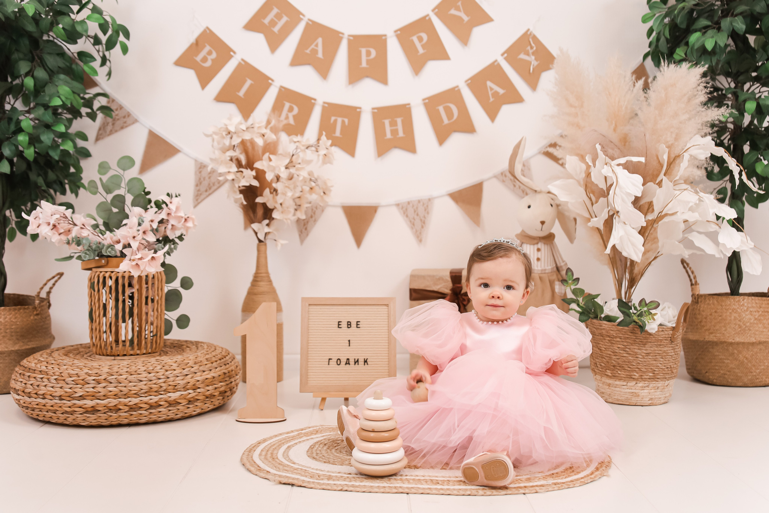 1й Годик Евы. Детский и Семейный фотограф в Санкт-Петербурге. Детская Фотостудия «FAMILY STORY»