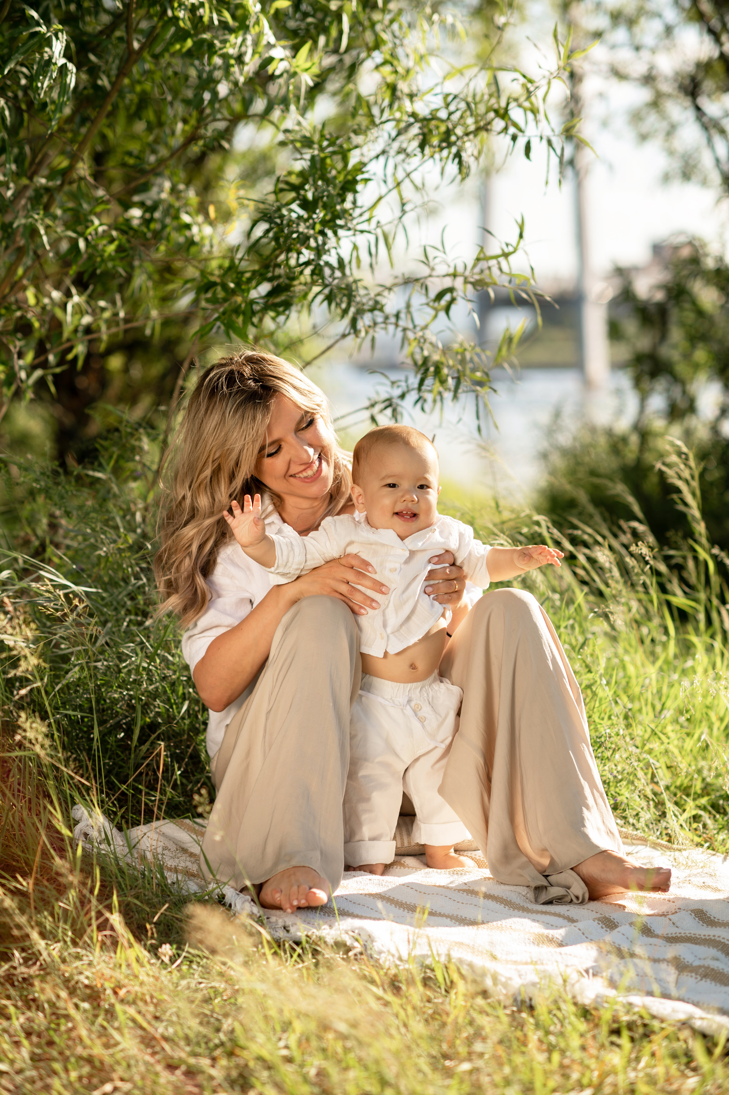На острове Татышева. Семейный фотограф в Красноярске Надежда Кошелева