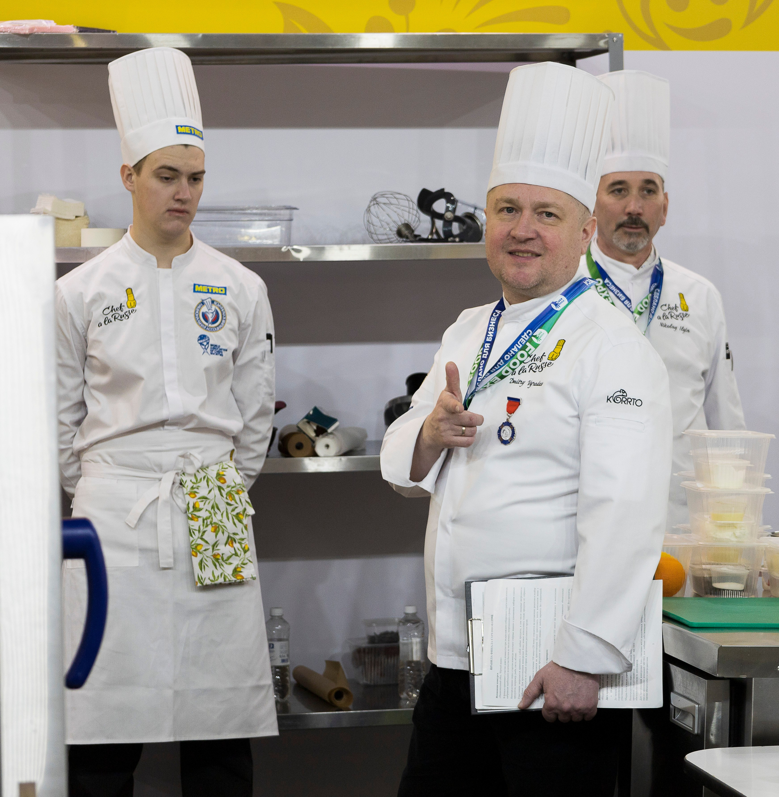 — Фестиваль поваров на выставке Food Expo