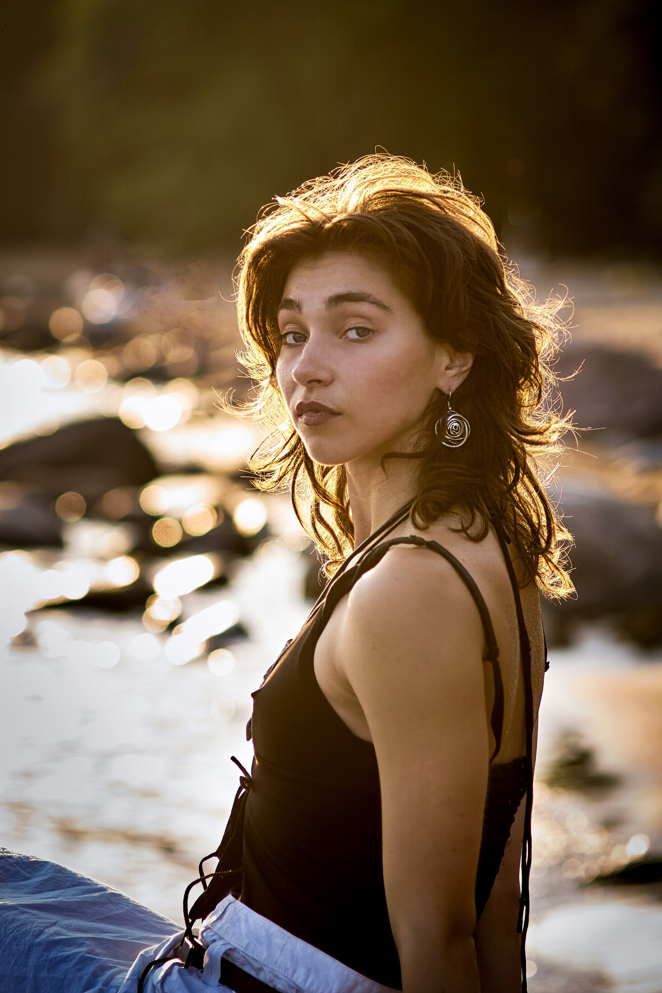 Девушка и море. Фотограф Владимир Артамонов