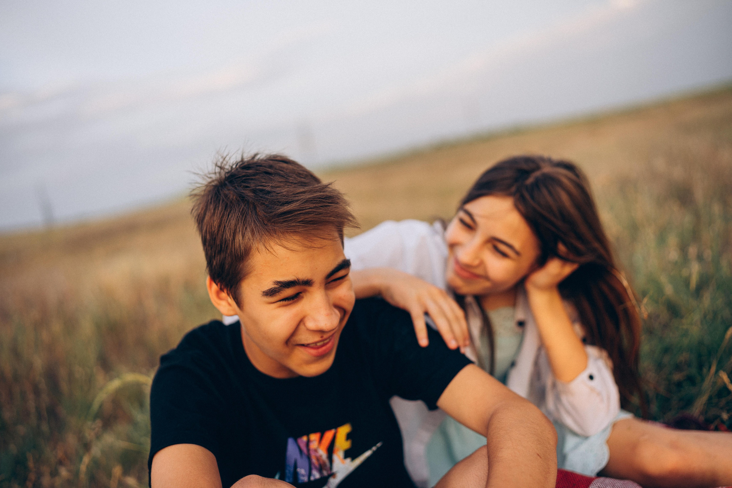 семейная фотосессия брат и сестра