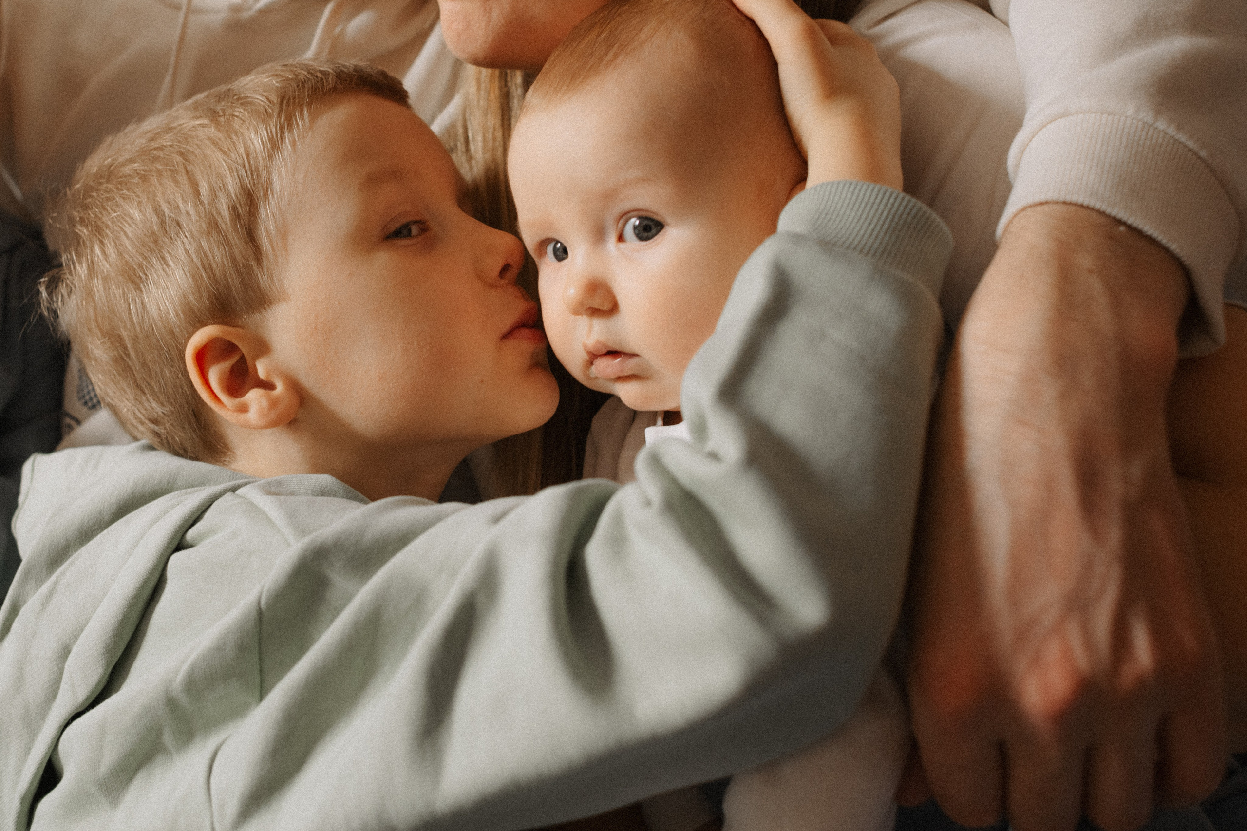 Тройное счастье. Семейный фотограф Виктория Потехина Москва
