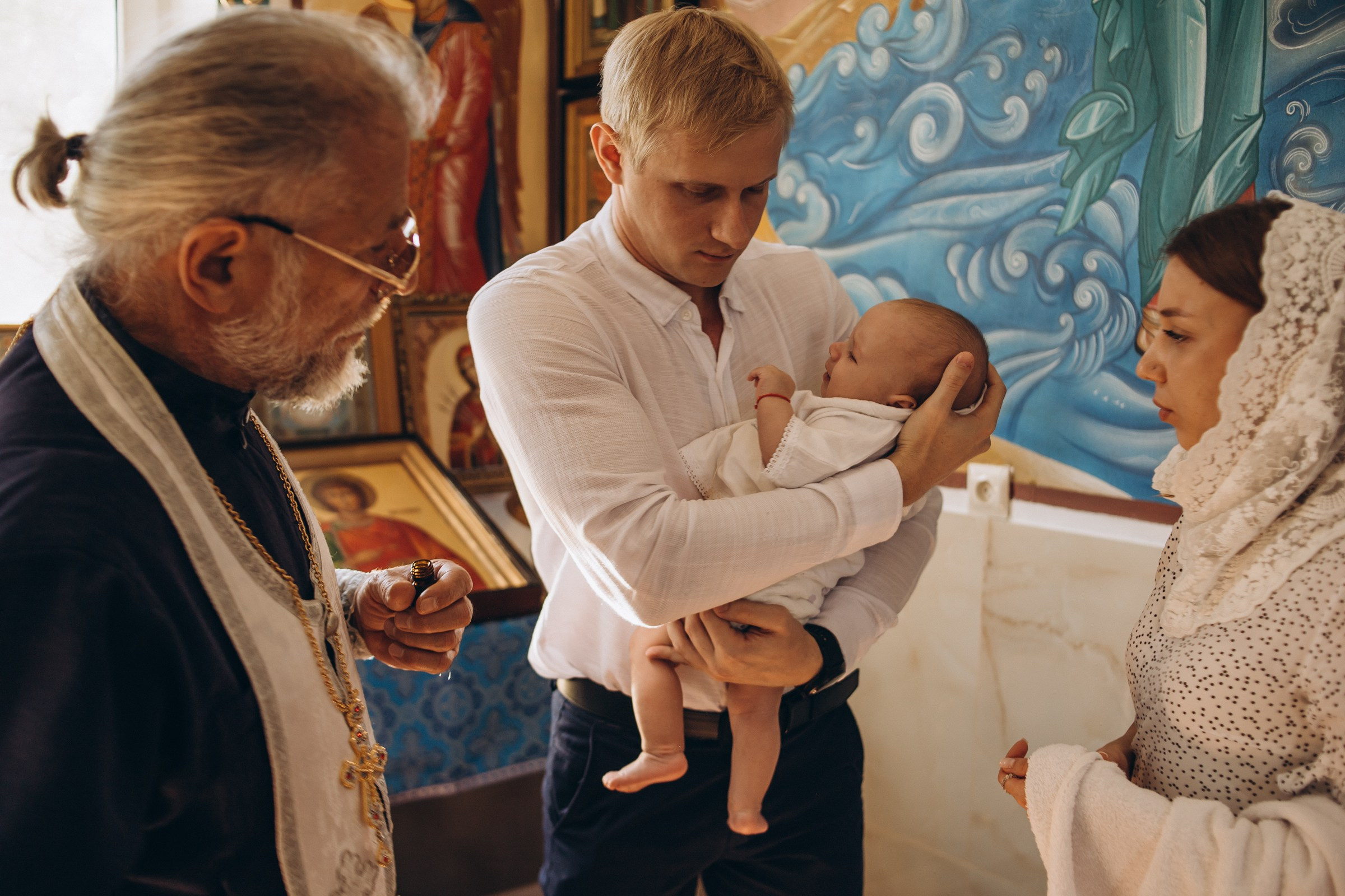 Крещение Дмитрия. Семейный фотограф в Волгодонске Краченцева Анна