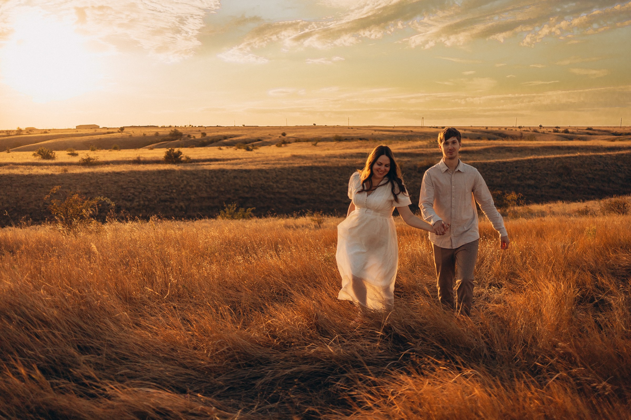 Антон и Даша в ожидании. Семейный фотограф в Волгодонске Краченцева Анна