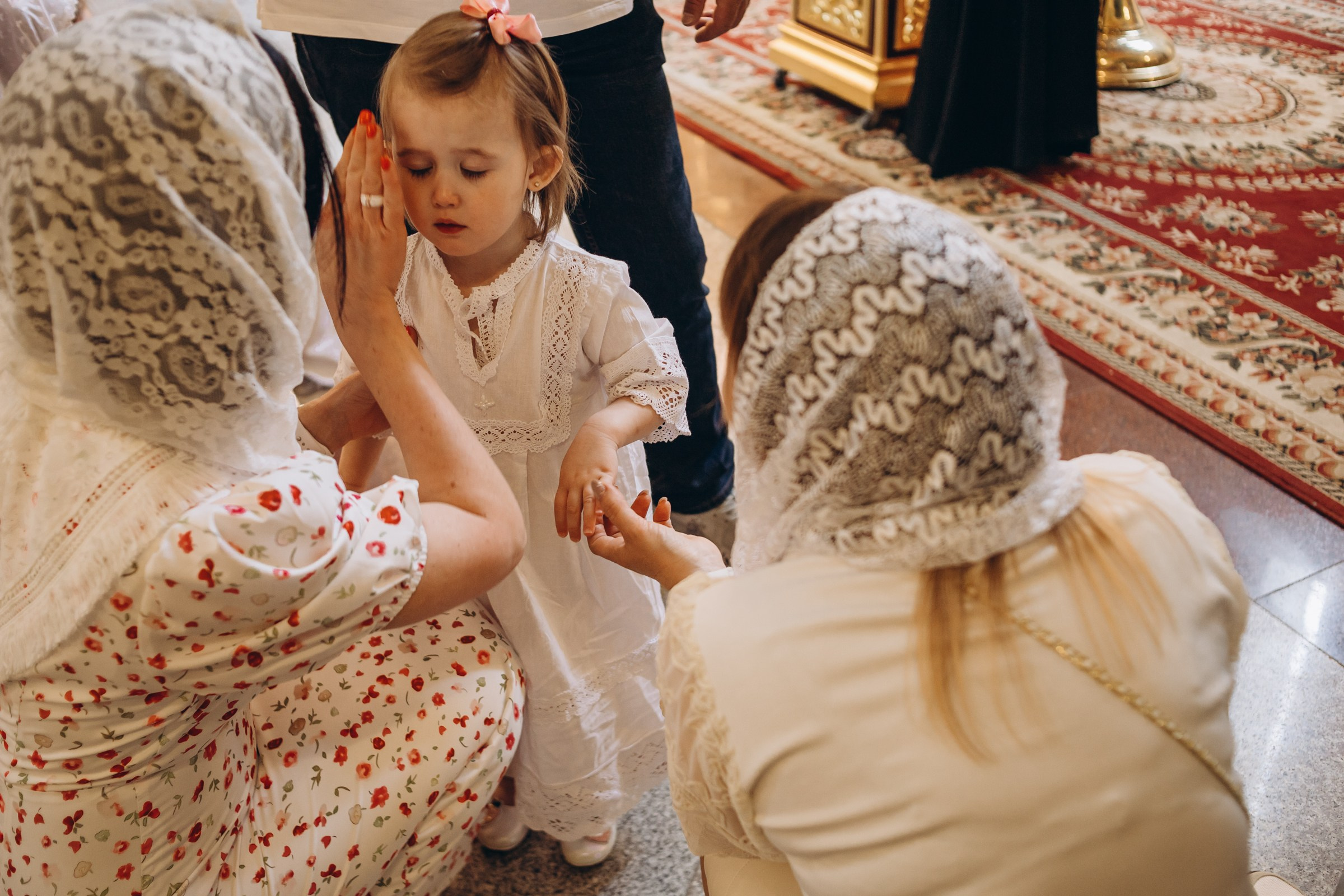 Крещение Таисии. Семейный фотограф в Волгодонске Краченцева Анна