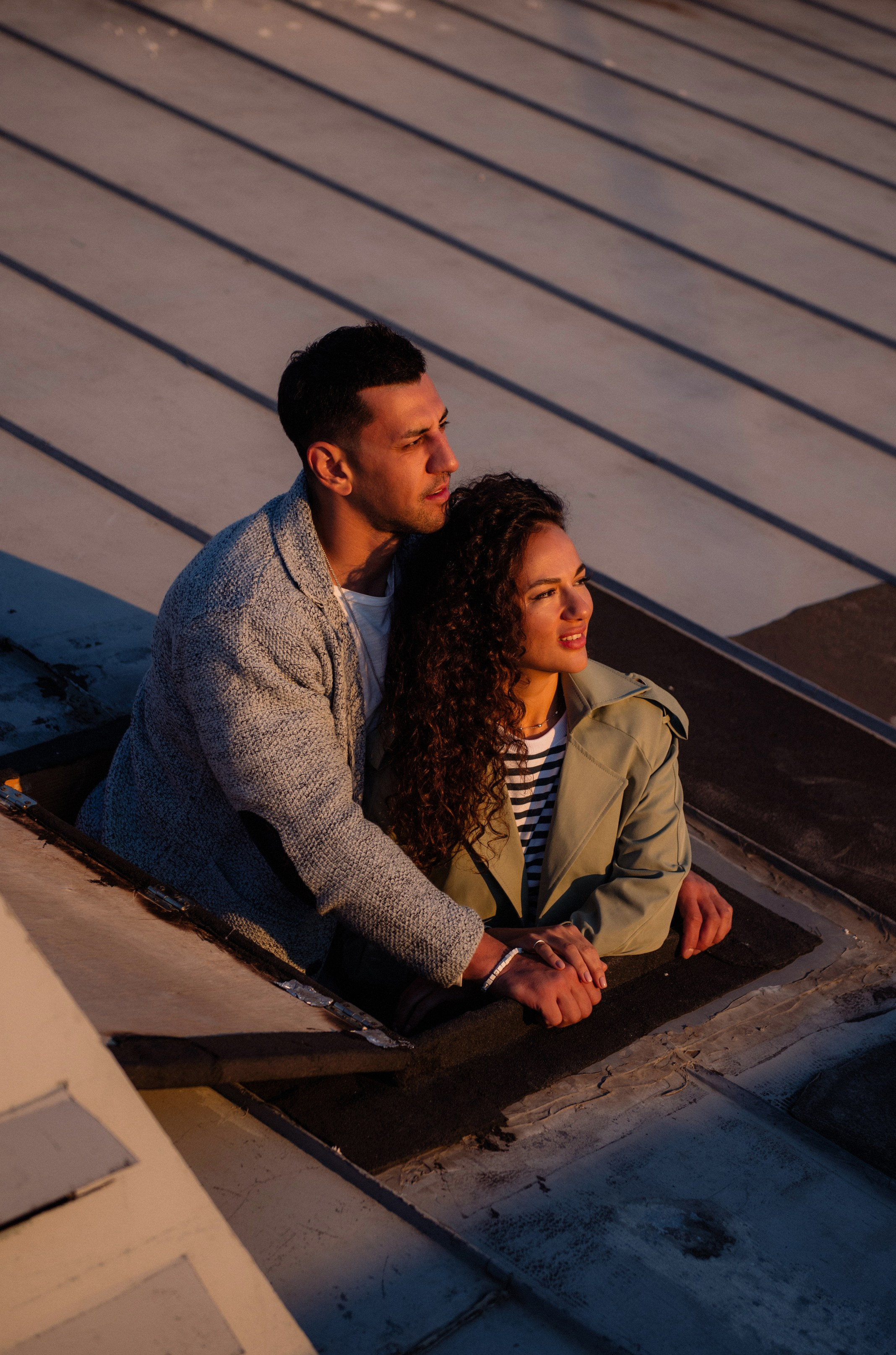 Love story на крышах Питера. Фотограф в Москве Алёна Степутенко