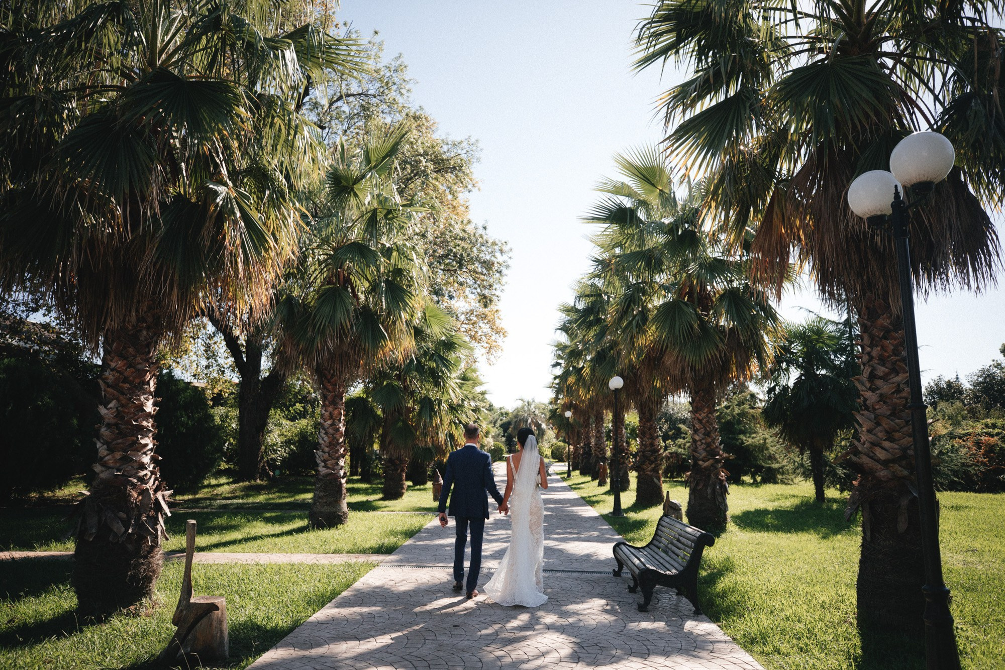 Свадебная фотосессия на вилле в Сочи. Свадебный, репортажный фотограф Дмитрий Макарченко