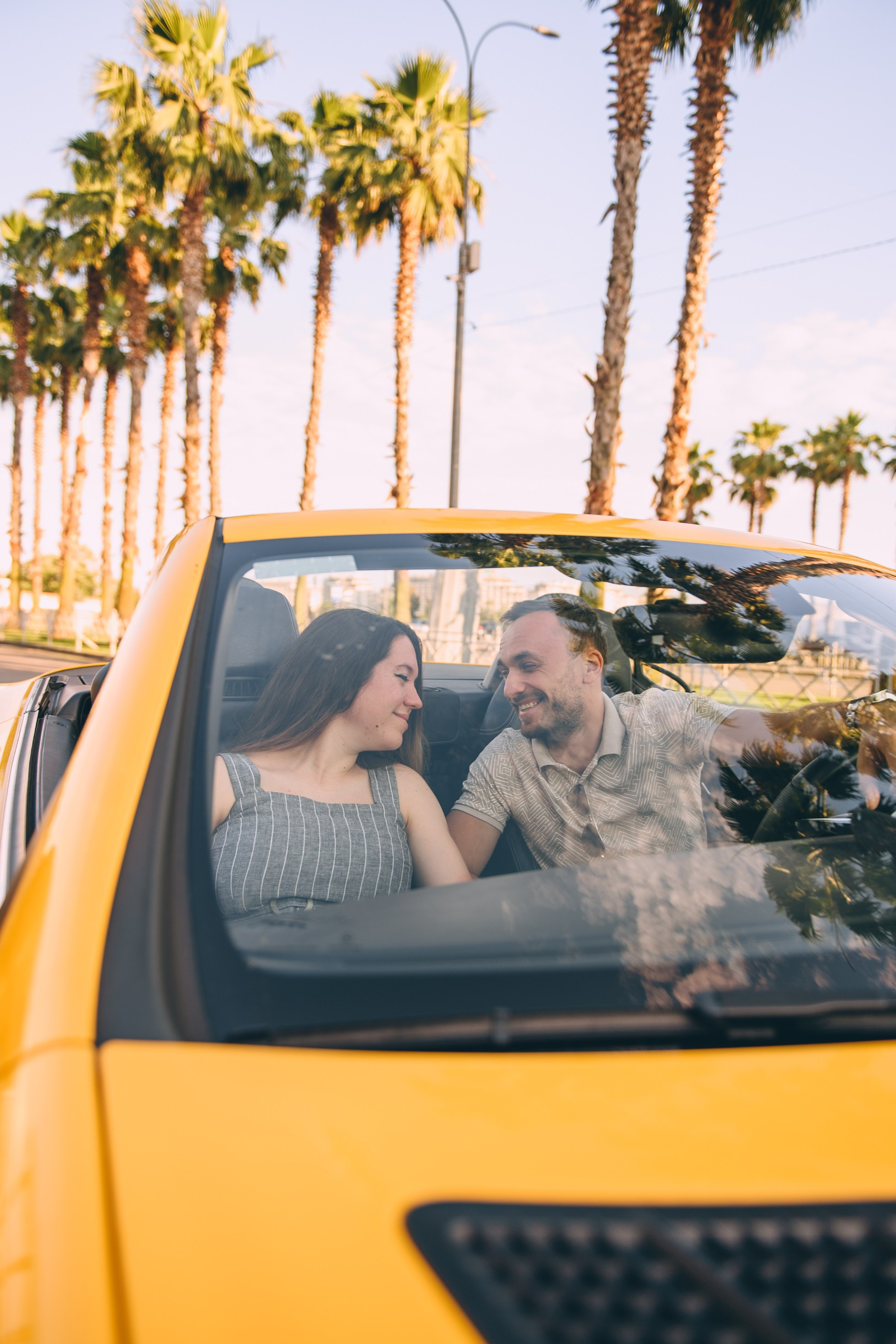 Беременность, кабриолет, пальмы. Свадебный и семейный фотограф София Невская