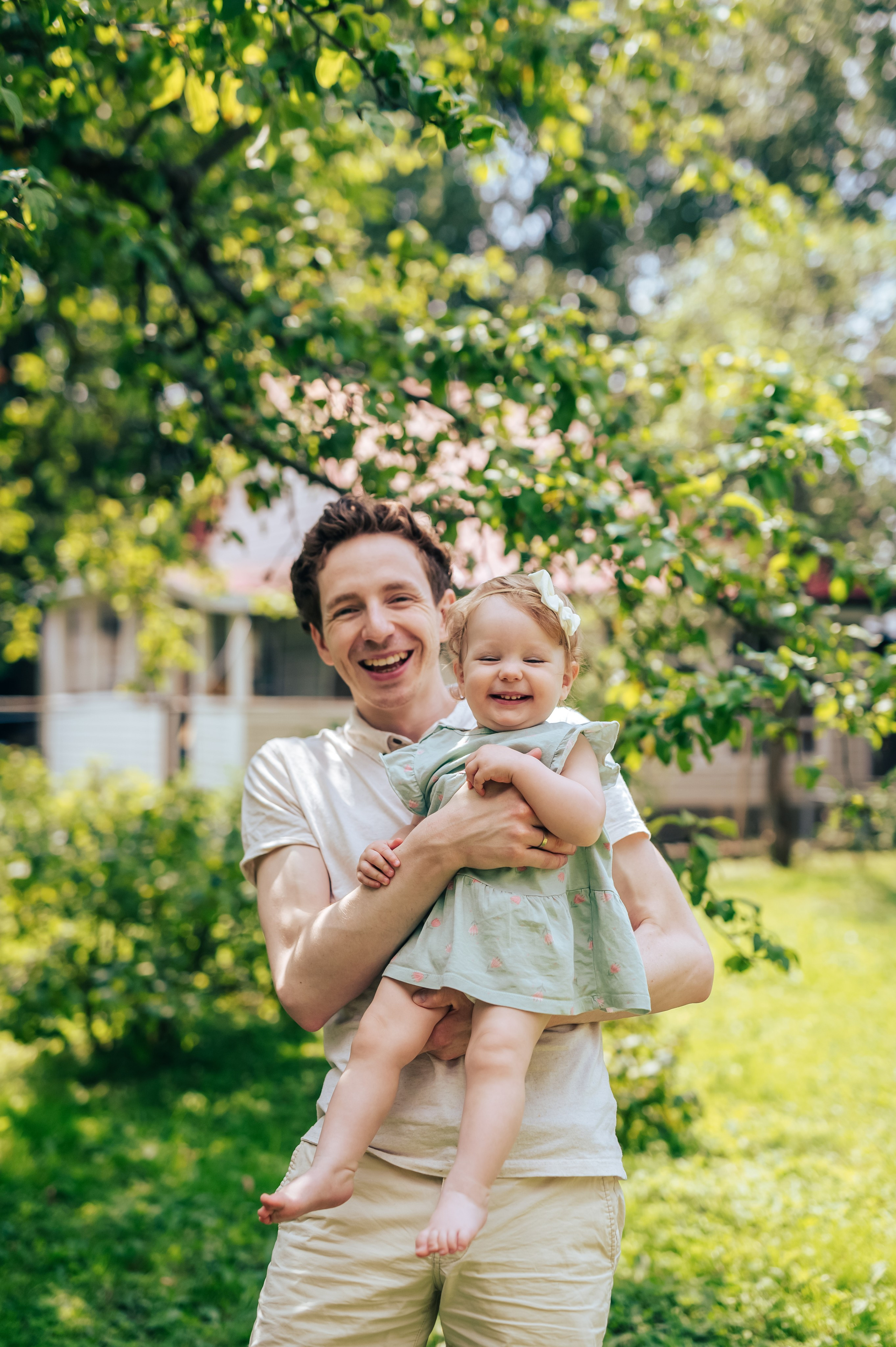 Лето на даче с годовалой малышкой. Семейный фотограф. Lifestyle. Москва. Анастасия Михайлова