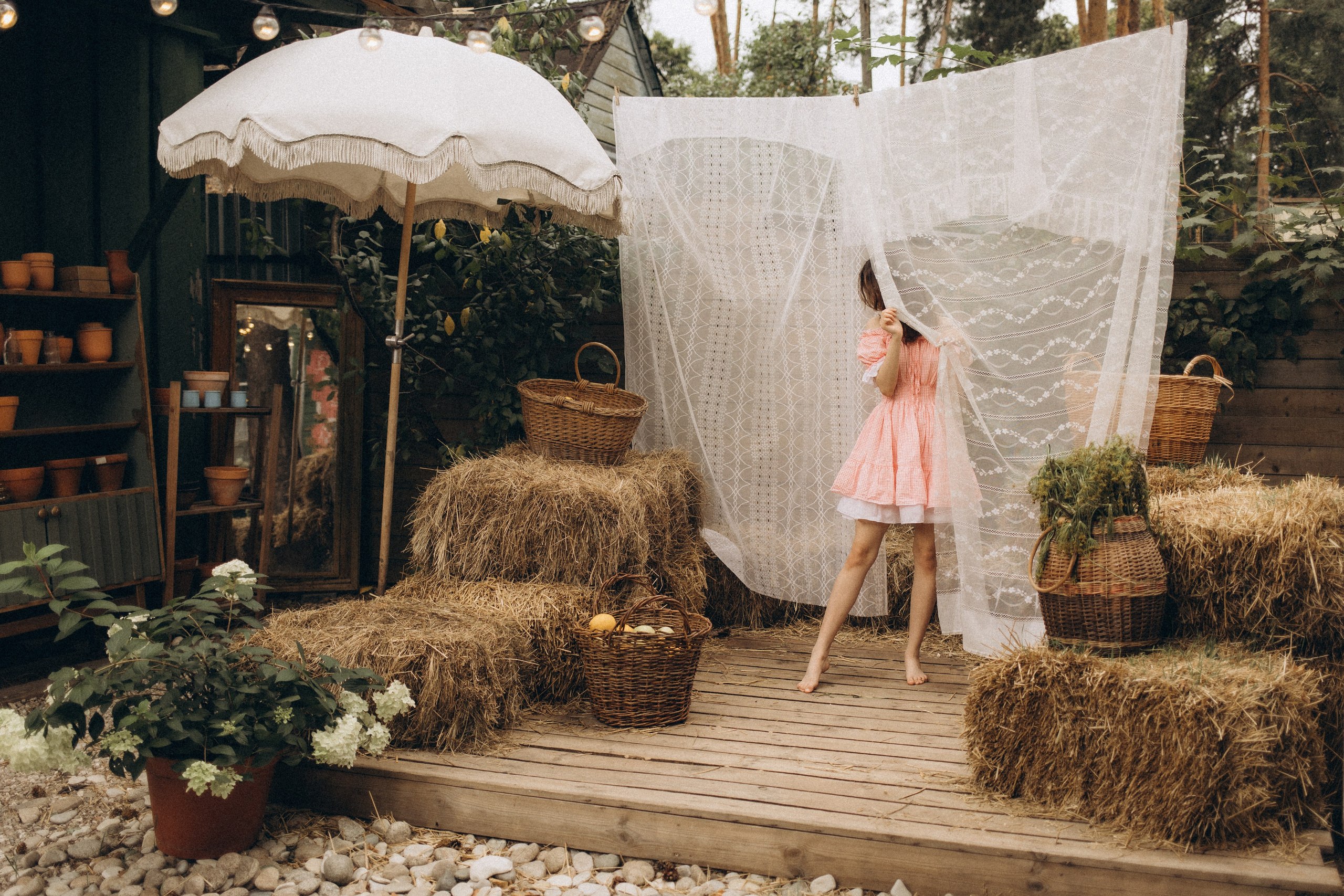 Белла и Илона. Green Dacha. Семейный фотограф в Люберцах Шешина Анастасия