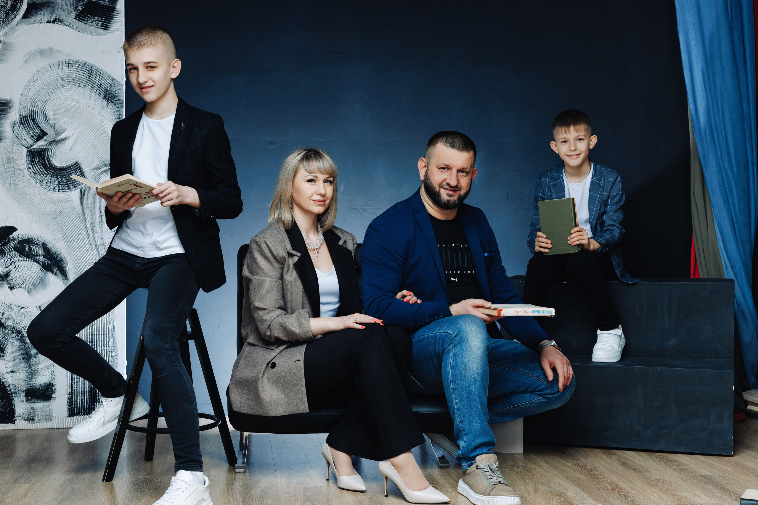 Предновогодняя  семейная съёмка 