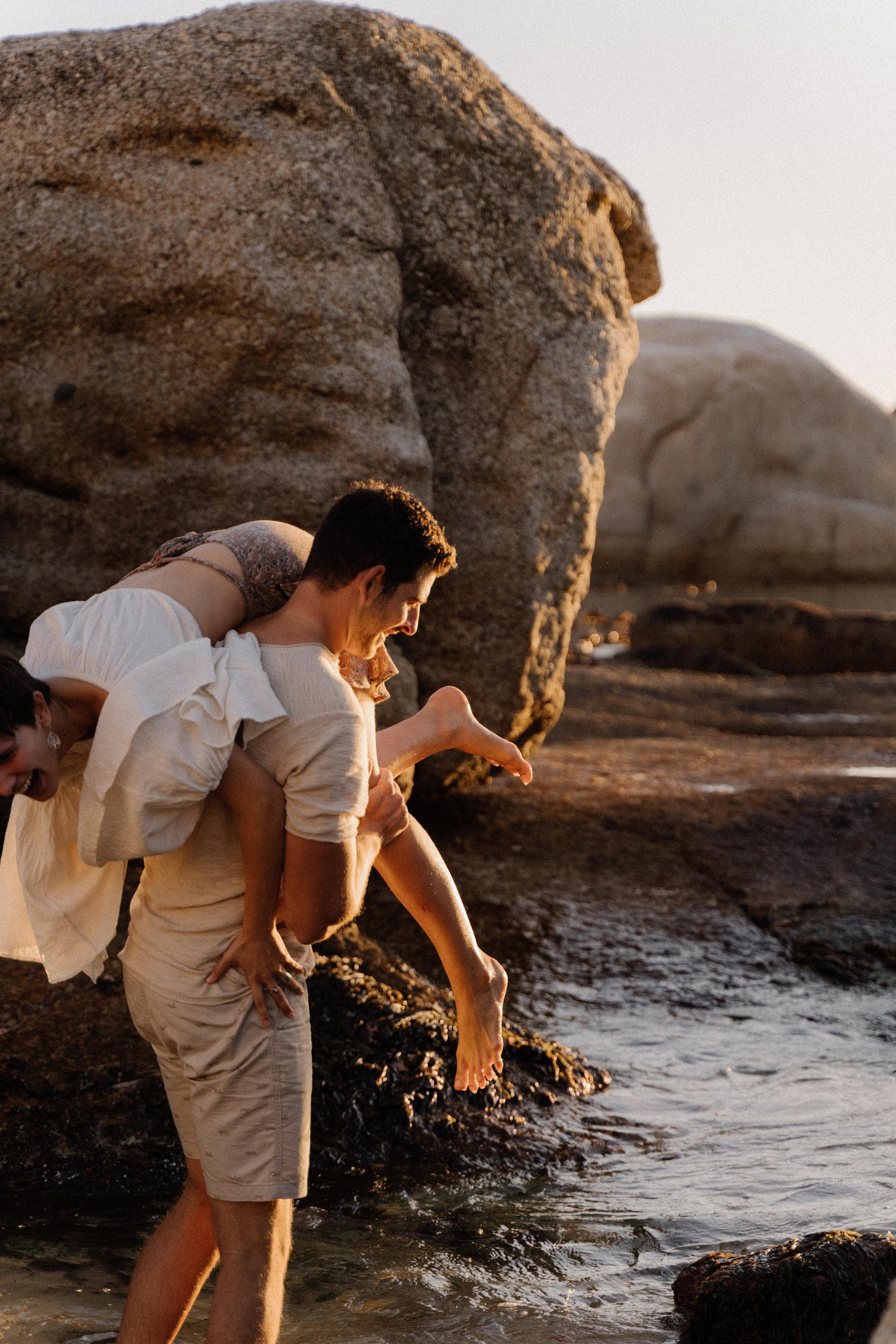 Evening on the beach. Фотограф в Кейптауне