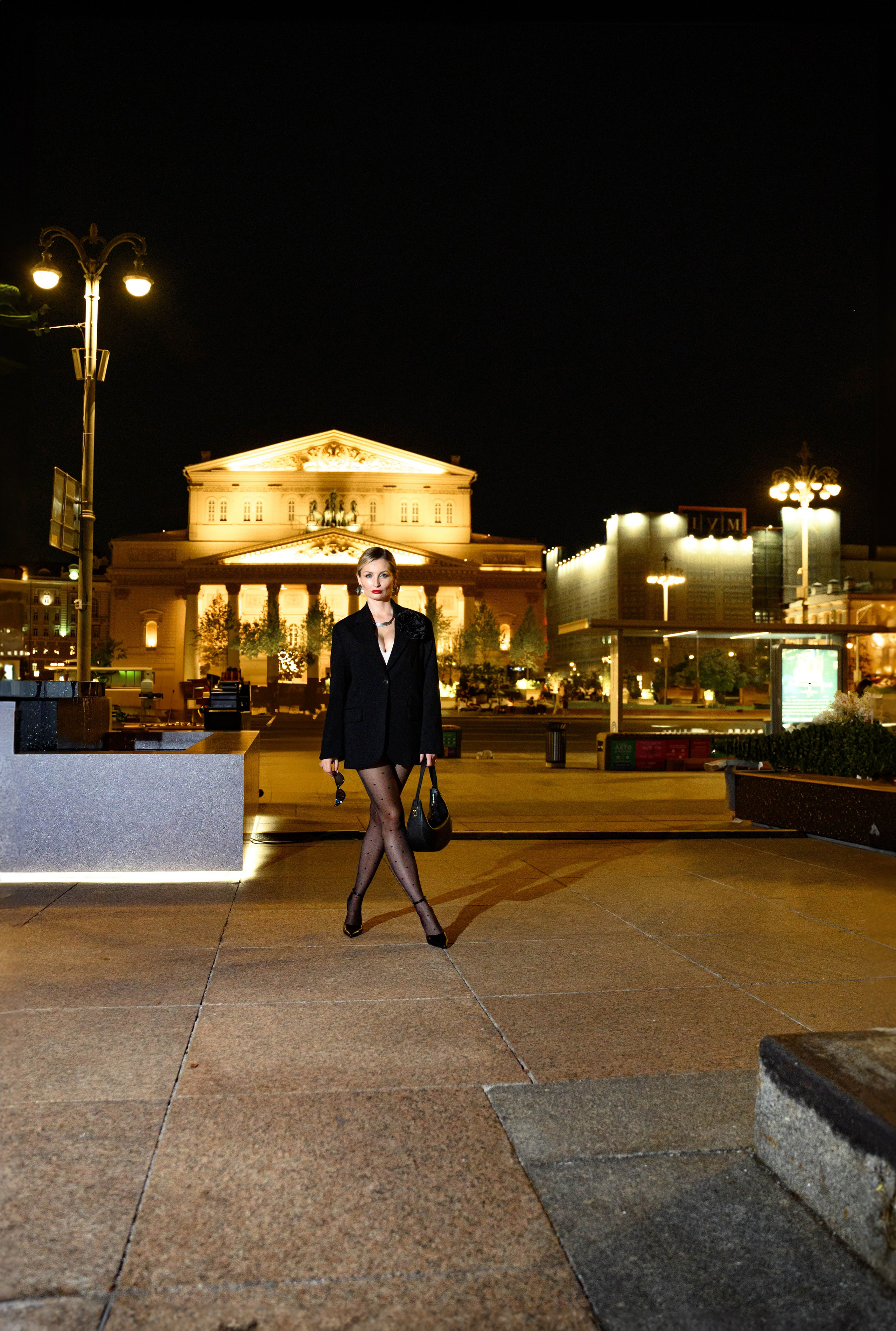 Вечерняя уличная фотосессия для Алены. Портретный и Фитнес фотограф в Москве Владислава Рыбалкина