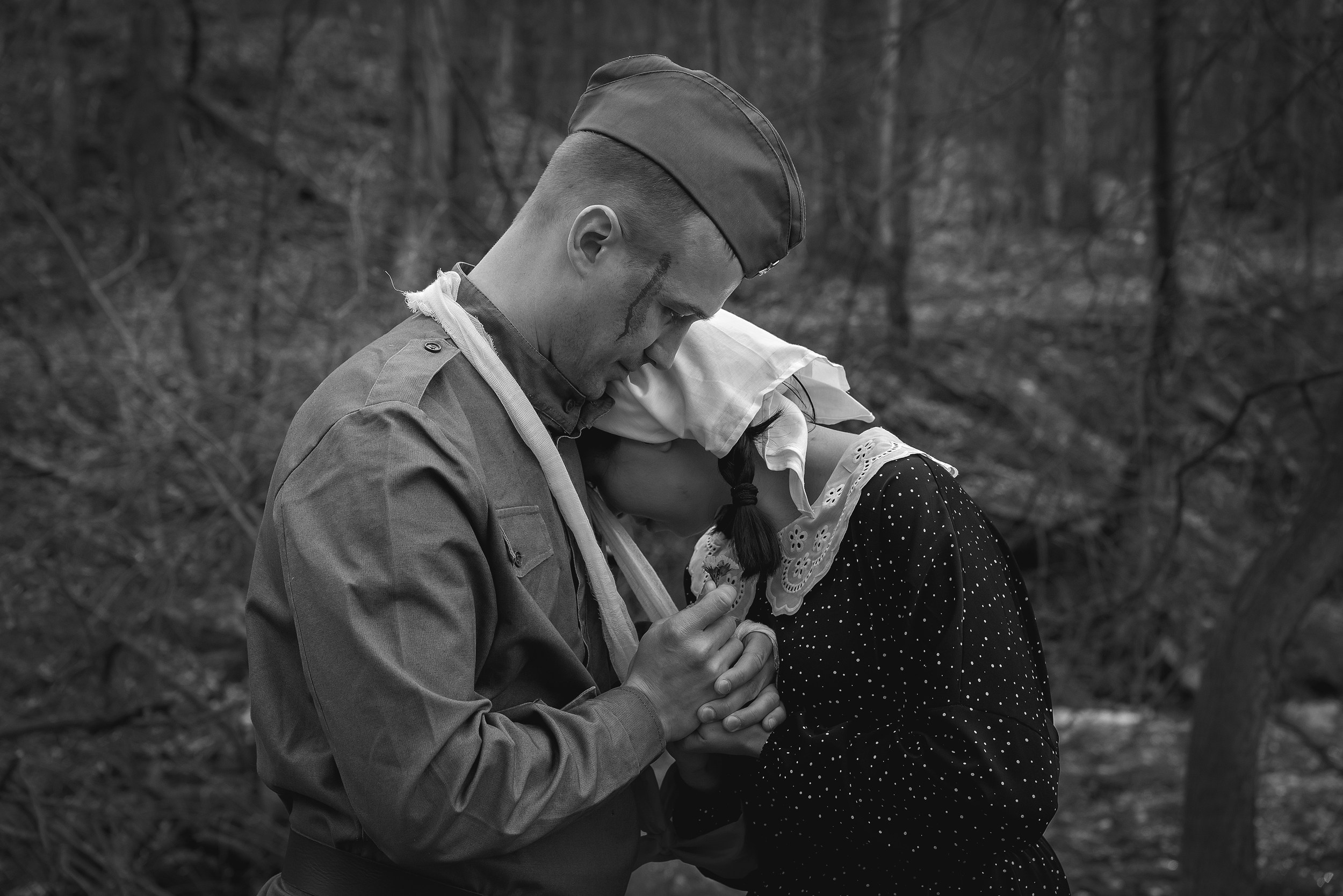 Фотопроект 9 мая! Был снят на территории Санатория Д. Дача, где в годы войны был госпиталь. Воссоздали картину тех лет. Свадебный и семейный фотограф в Кыштыме Челябинске Марина Шигапова