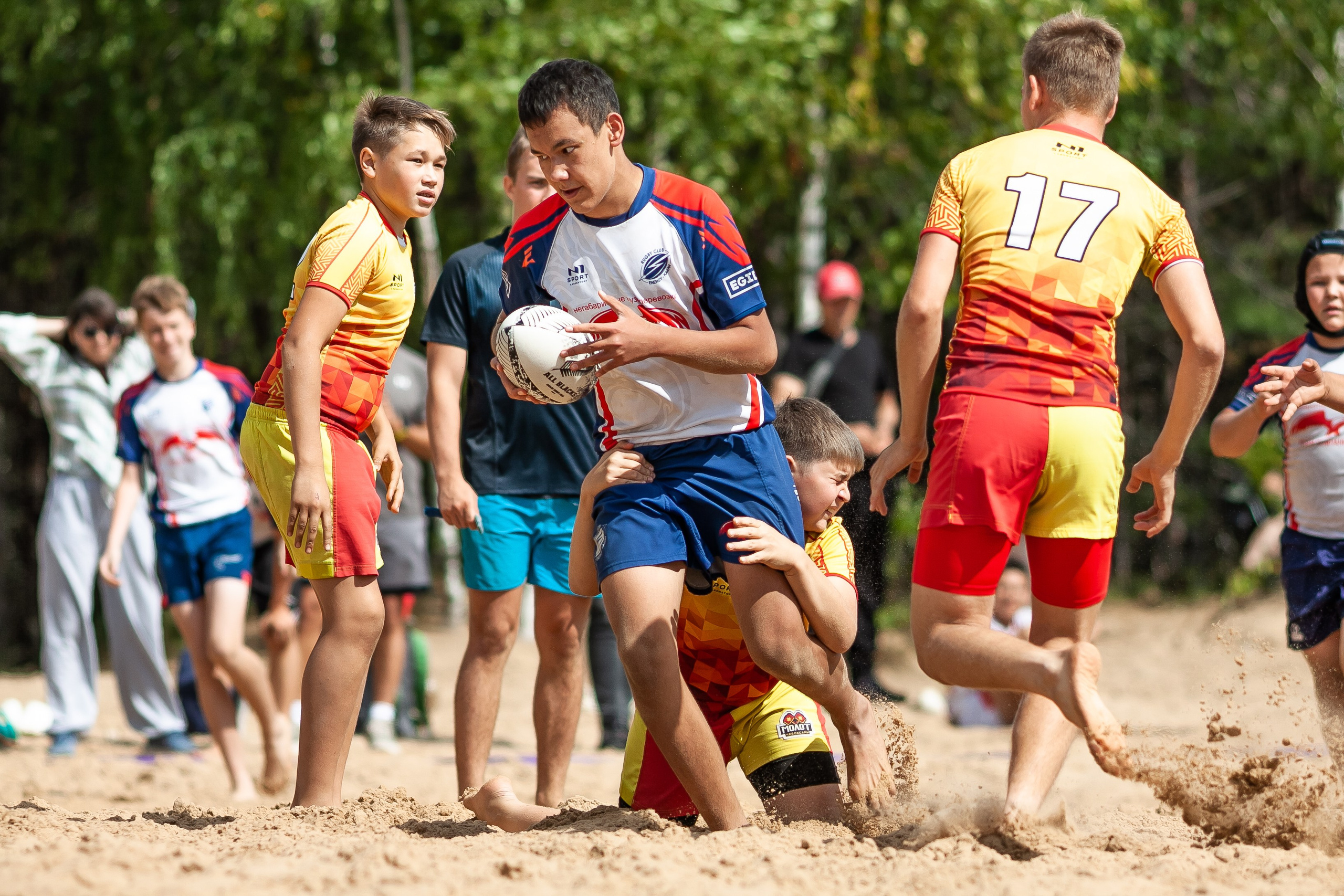 «Кубок «Молота» по пляжному Регби. Фотография